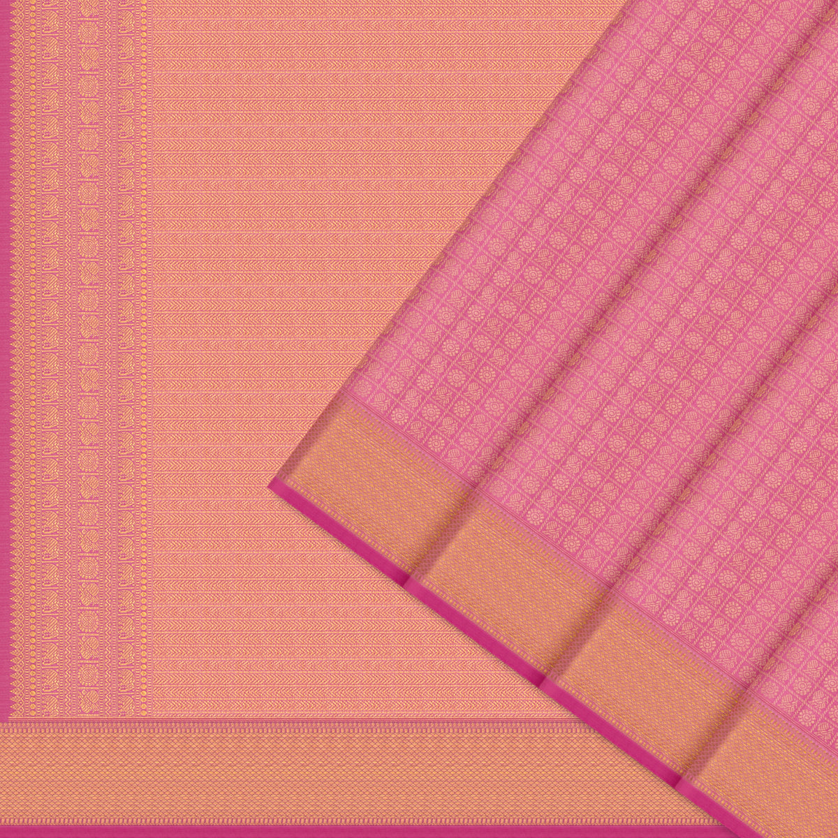 Kanakavalli Kanjivaram Silk Sari 26-110-HS001-03517 - Cover View