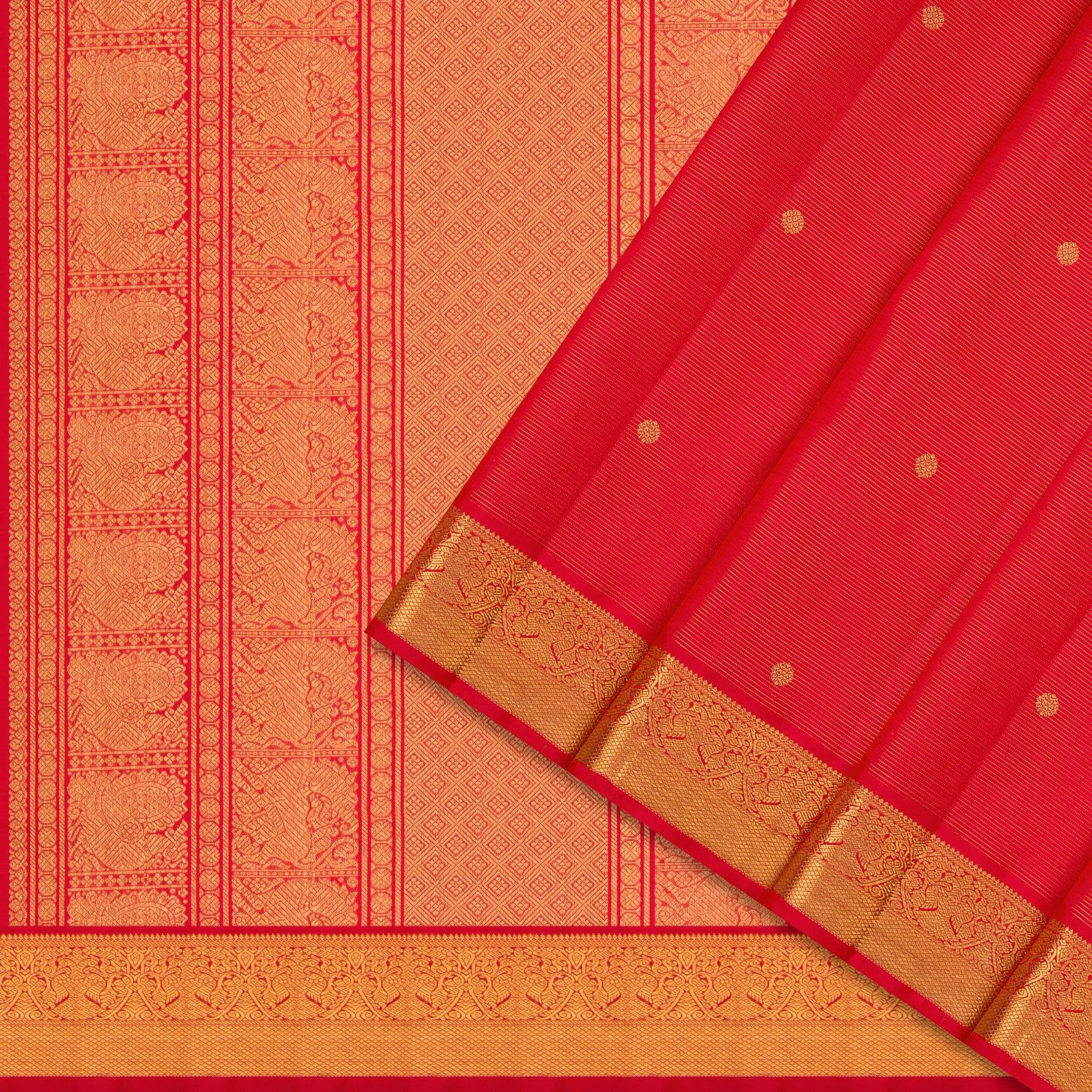Kanakavalli Kanjivaram Silk Sari 26-110-HS001-03532 - Cover View