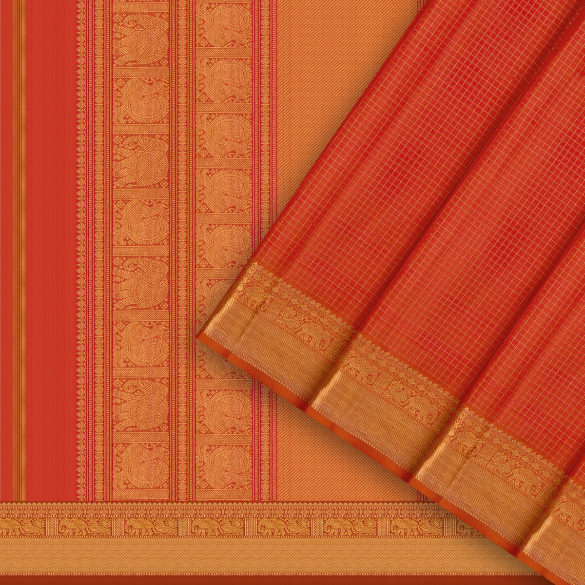 Kanakavalli Kanjivaram Silk Sari 26-110-HS001-03546 - Cover View