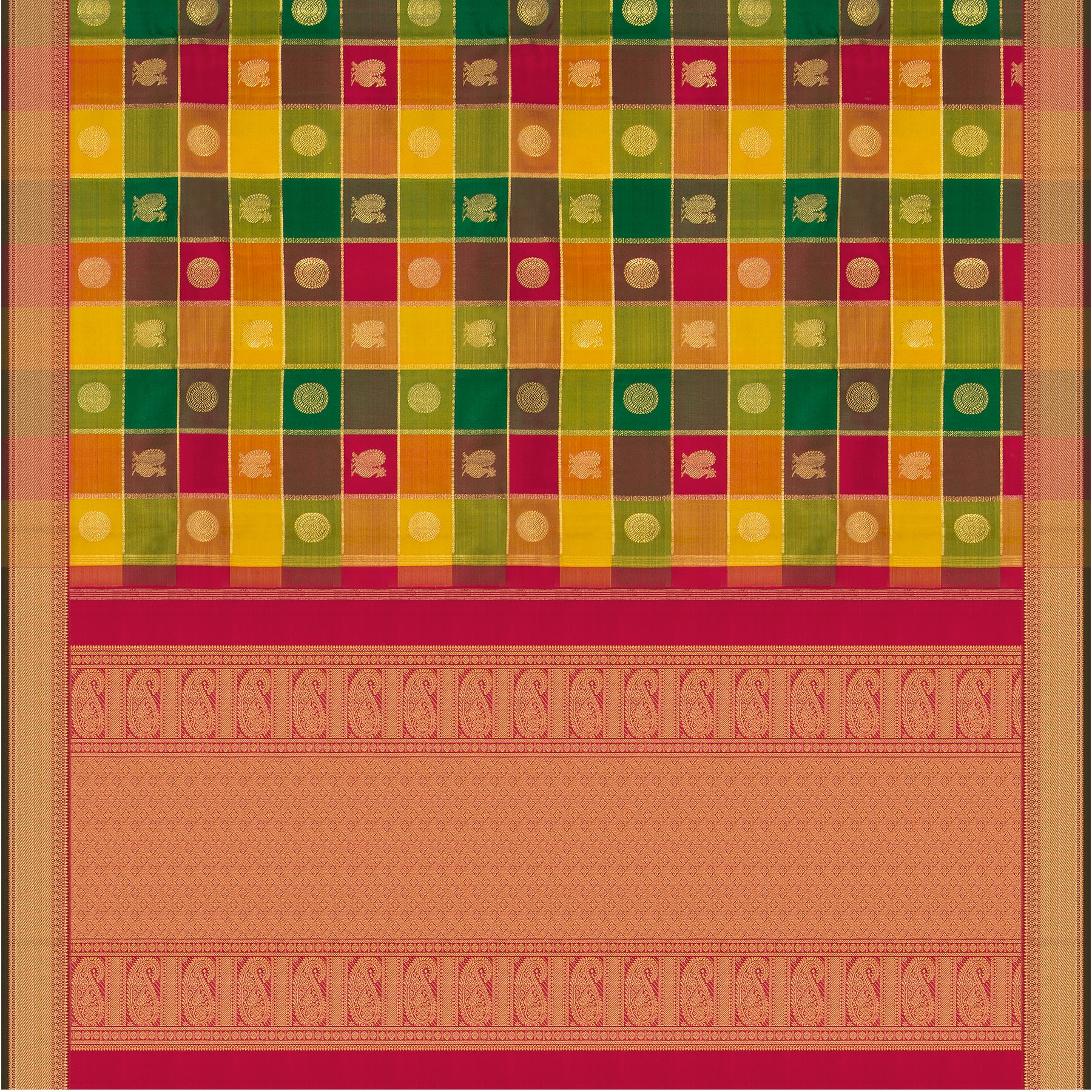 Kanakavalli Kanjivaram Silk Sari 26-110-HS001-03560 - Full View
