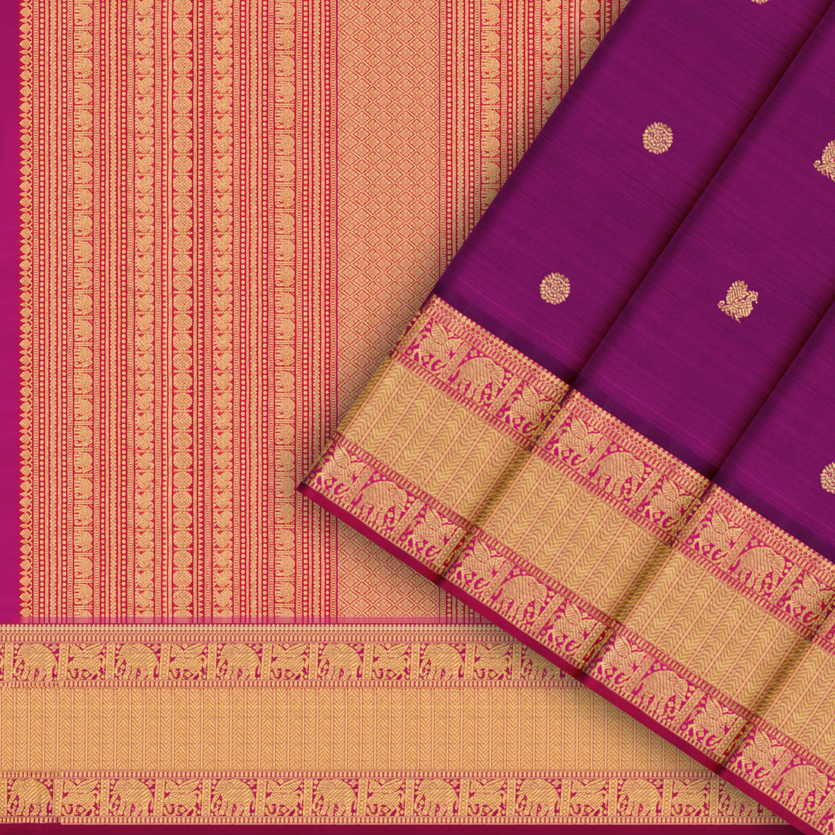 Kanakavalli Kanjivaram Silk Sari 26-110-HS001-03565 - Cover View