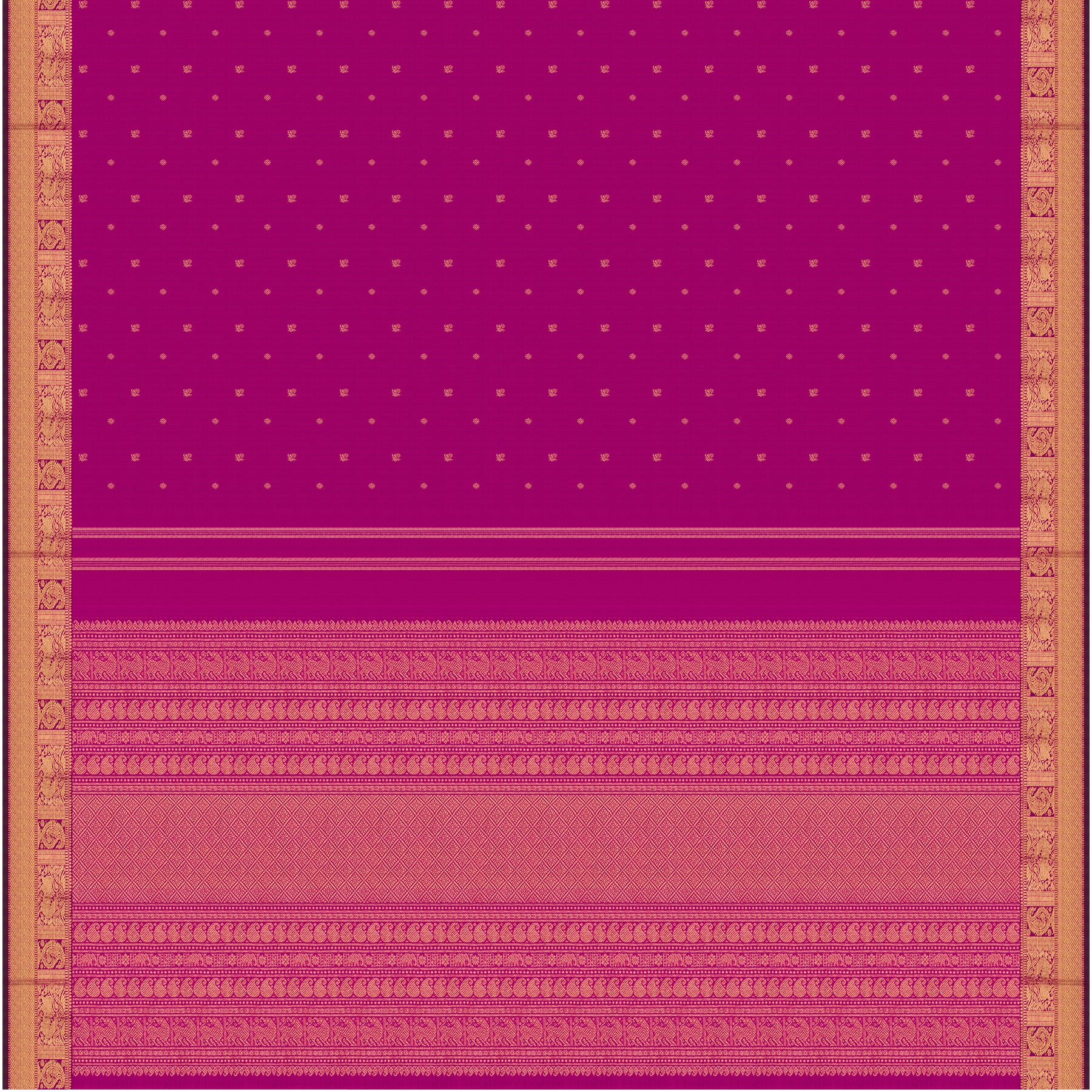 Kanakavalli Kanjivaram Silk Sari 26-110-HS001-03573 - Full View