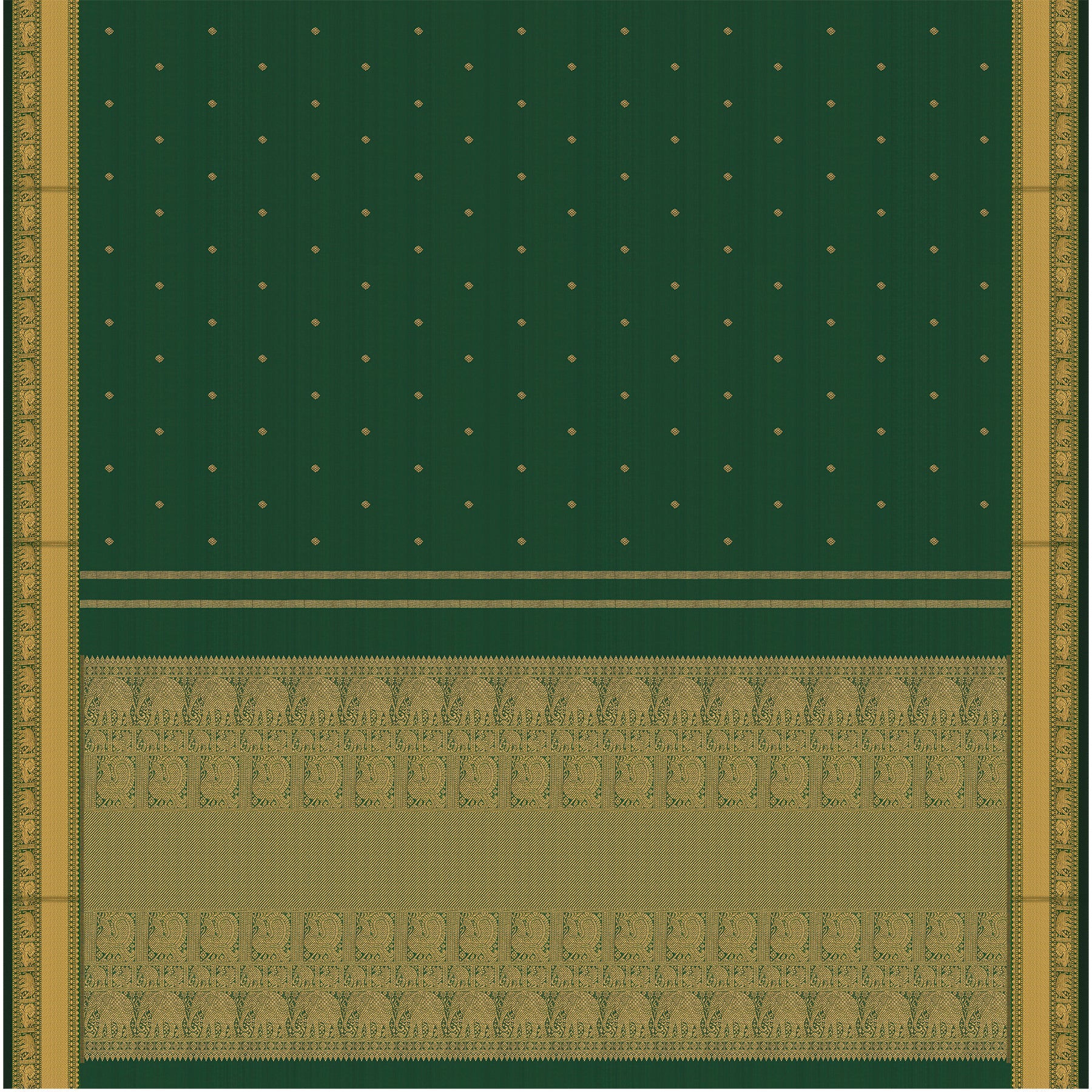 Kanakavalli Kanjivaram Silk Sari 26-110-HS001-03580 - Full View
