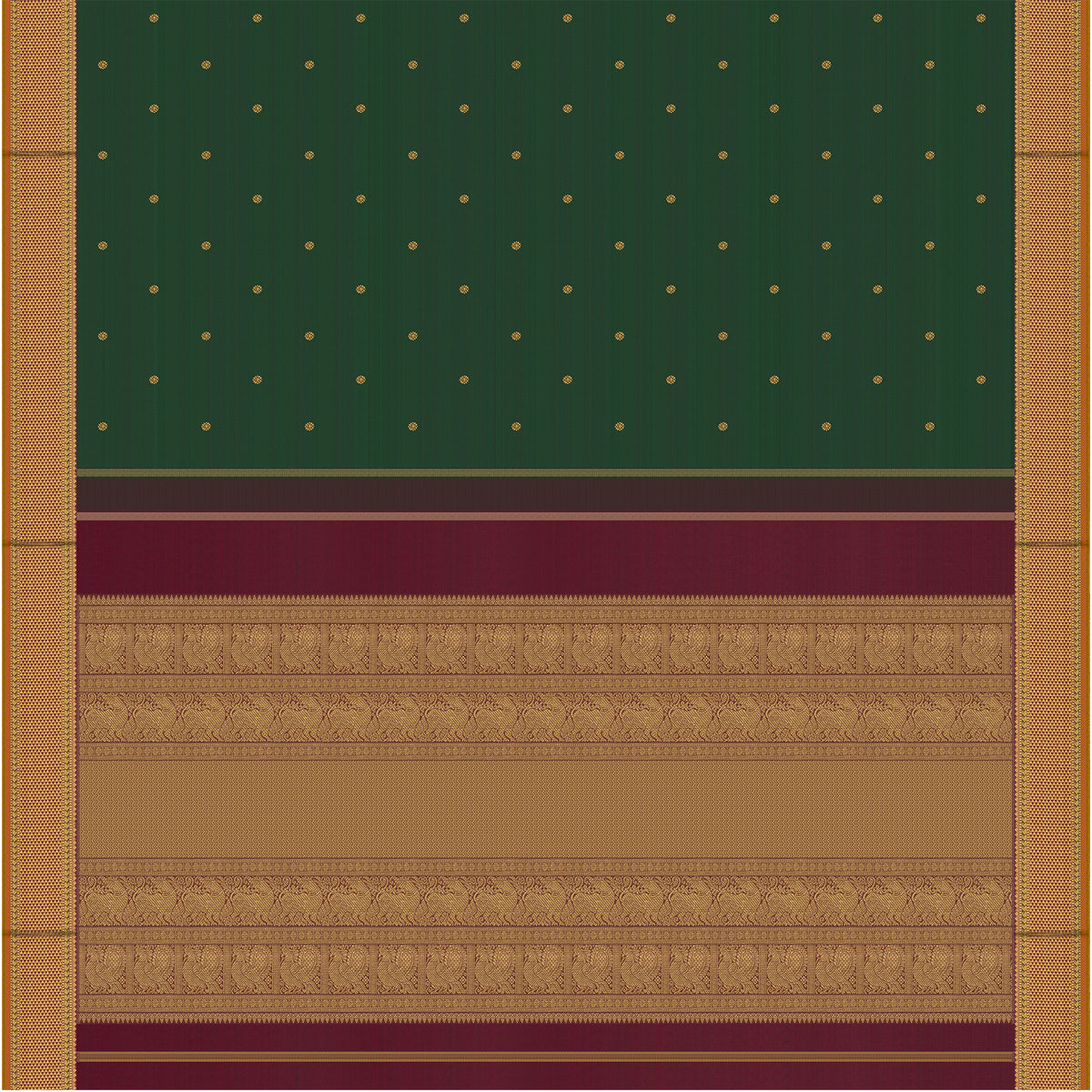 Kanakavalli Kanjivaram Silk Sari 26-110-HS001-03584 - Full View
