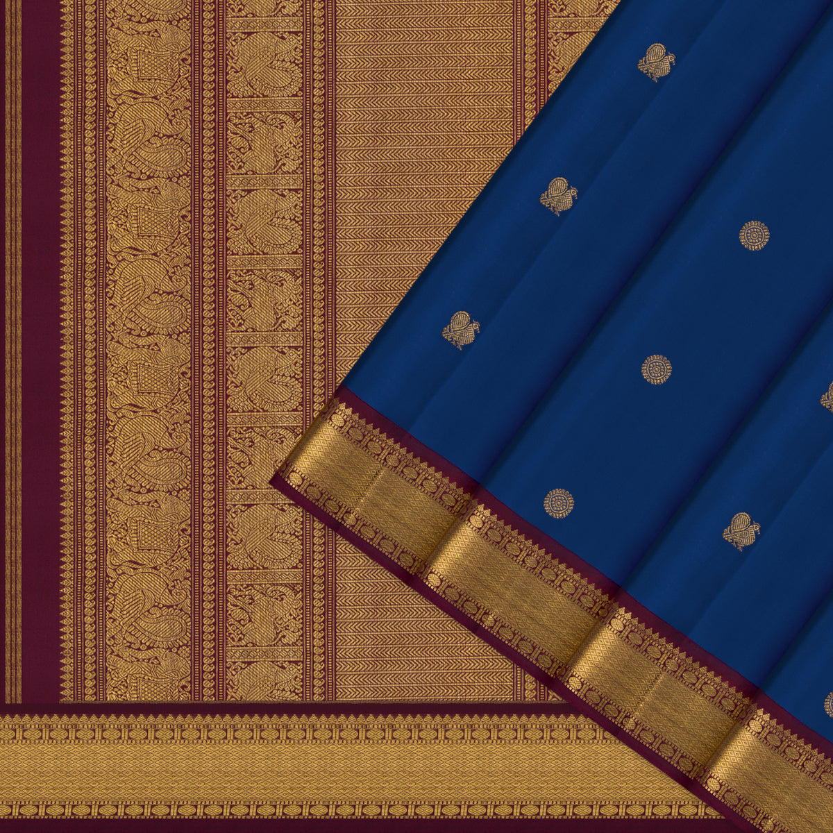 Kanakavalli Kanjivaram Silk Sari 26-110-HS001-03615 - Cover View
