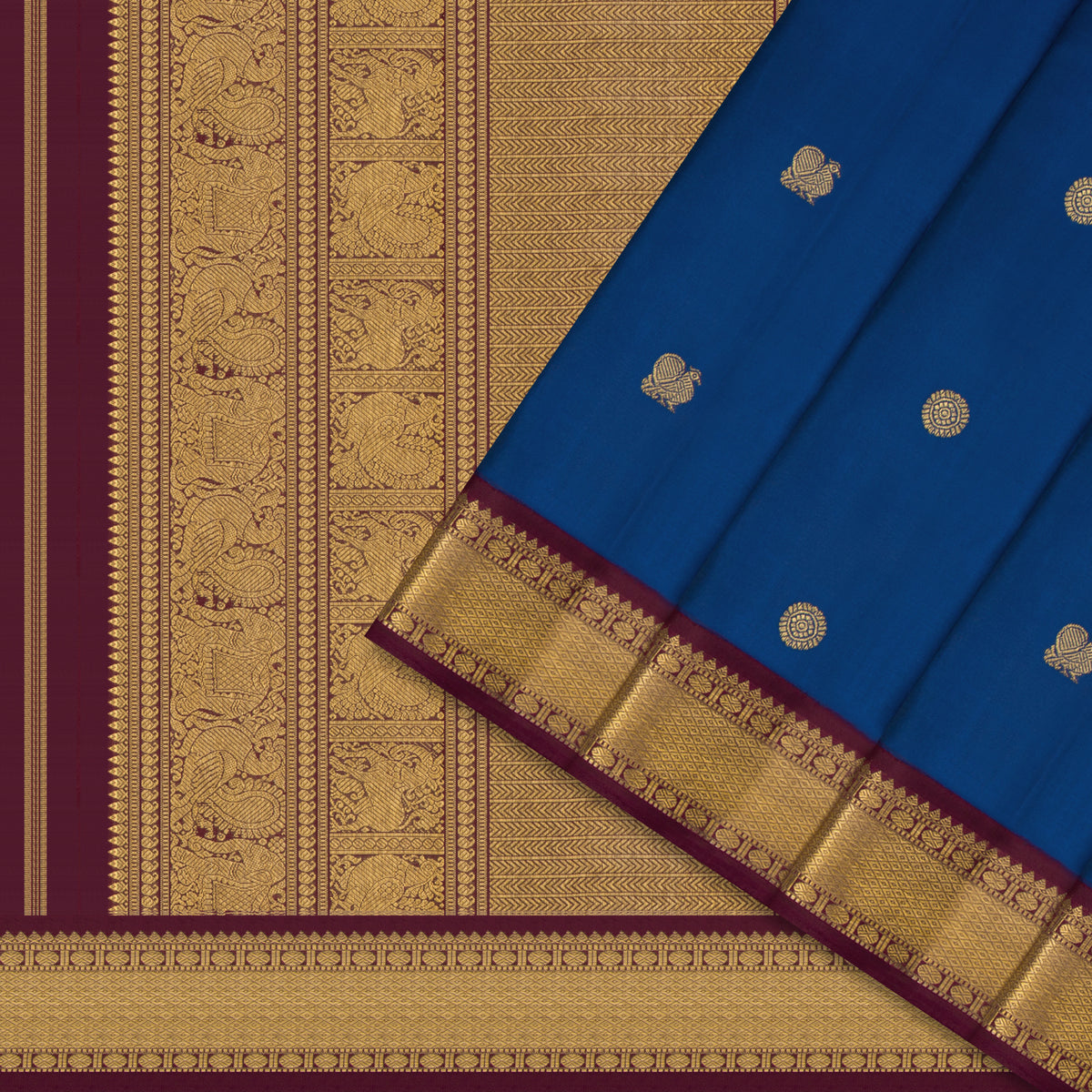 Kanakavalli Kanjivaram Silk Sari 26-110-HS001-03617 - Cover View