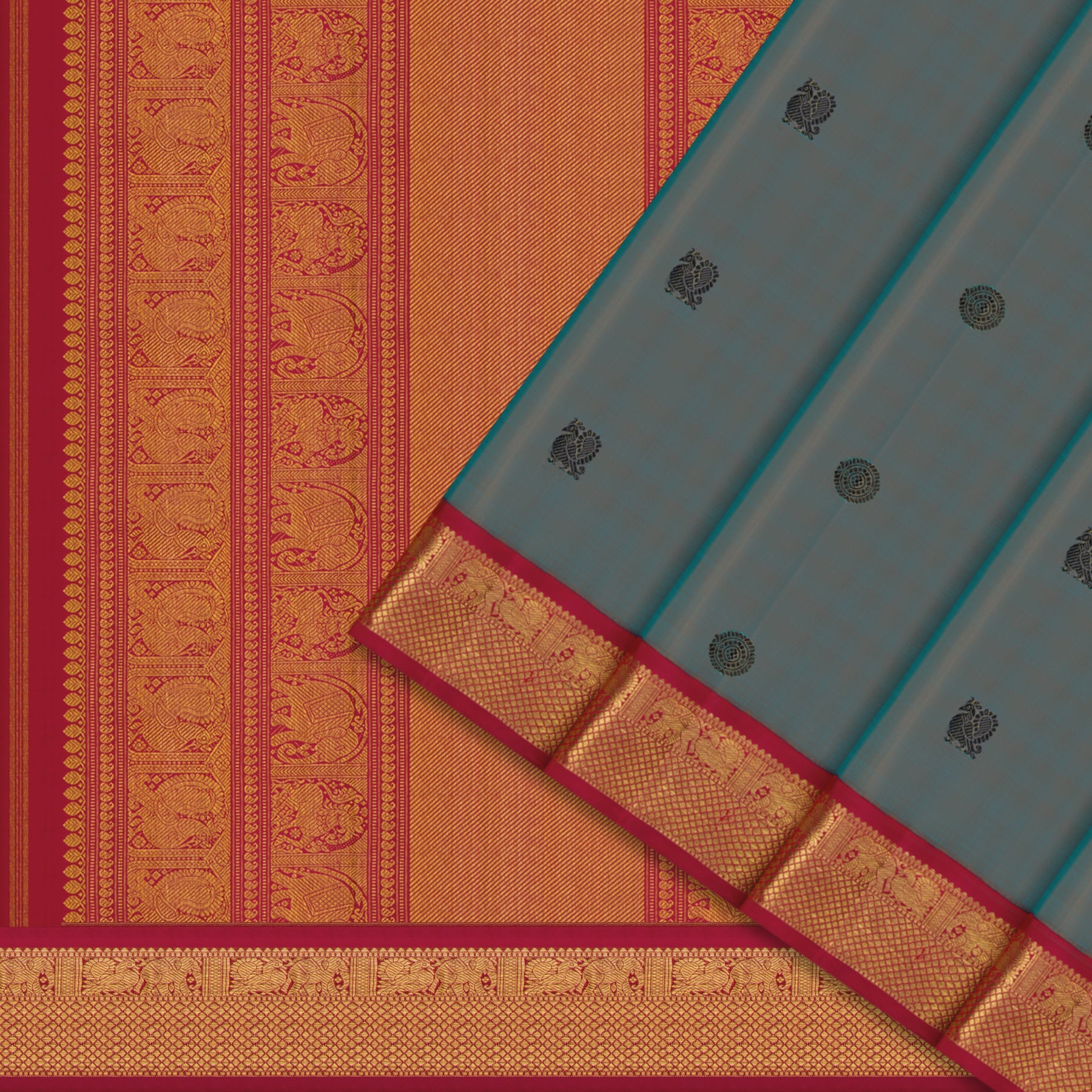 Kanakavalli Kanjivaram Silk Sari 26-110-HS001-03618