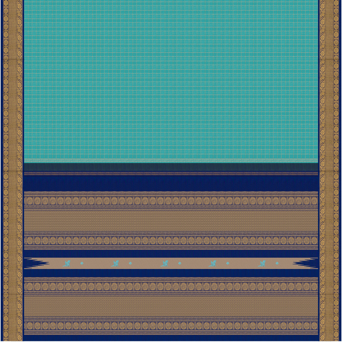 Kanakavalli Kanjivaram Silk Sari 26-110-HS001-03624 - Full View