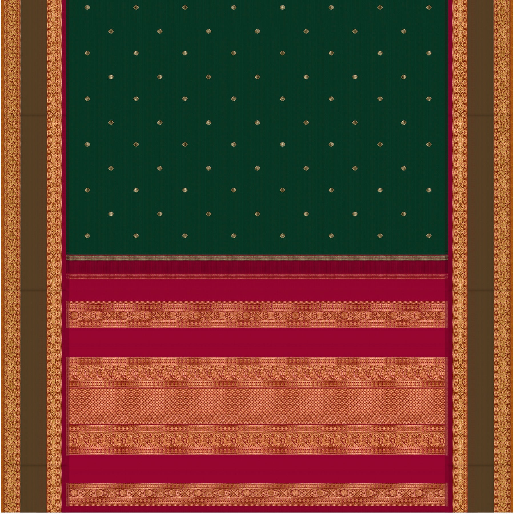 Kanakavalli Kanjivaram Silk Sari 26-110-HS001-03633 - Full View