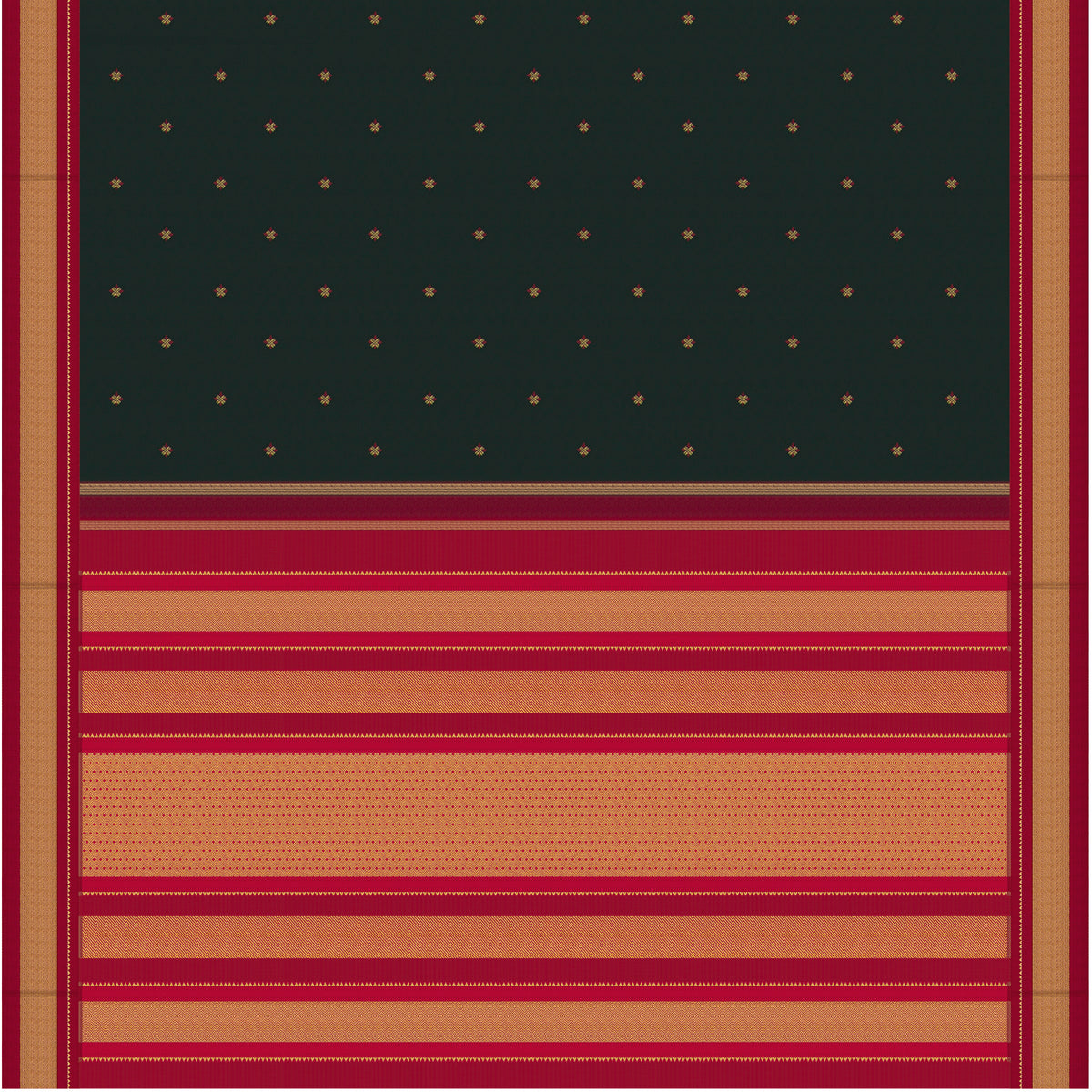 Kanakavalli Kanjivaram Silk Sari 26-110-HS001-03635 - Fll View