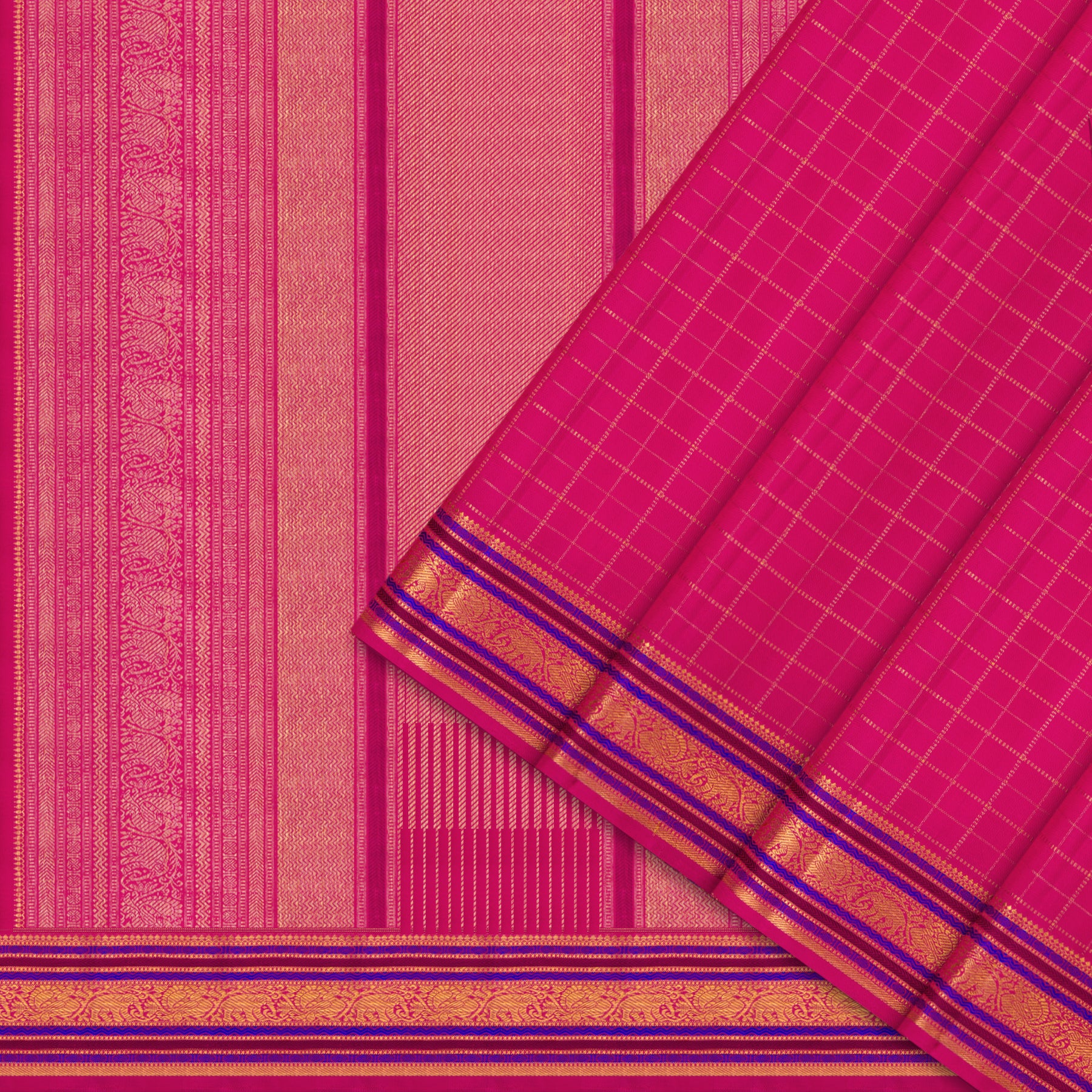 Kanakavalli Kanjivaram Silk Sari 26-110-HS001-03636 - Cover View
