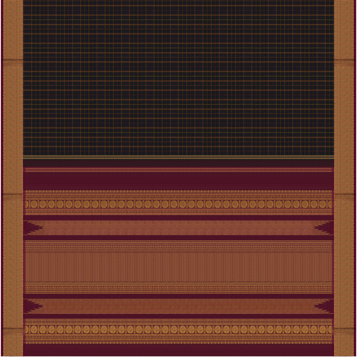 Kanakavalli Kanjivaram Silk Sari 26-110-HS001-03641 - Full View