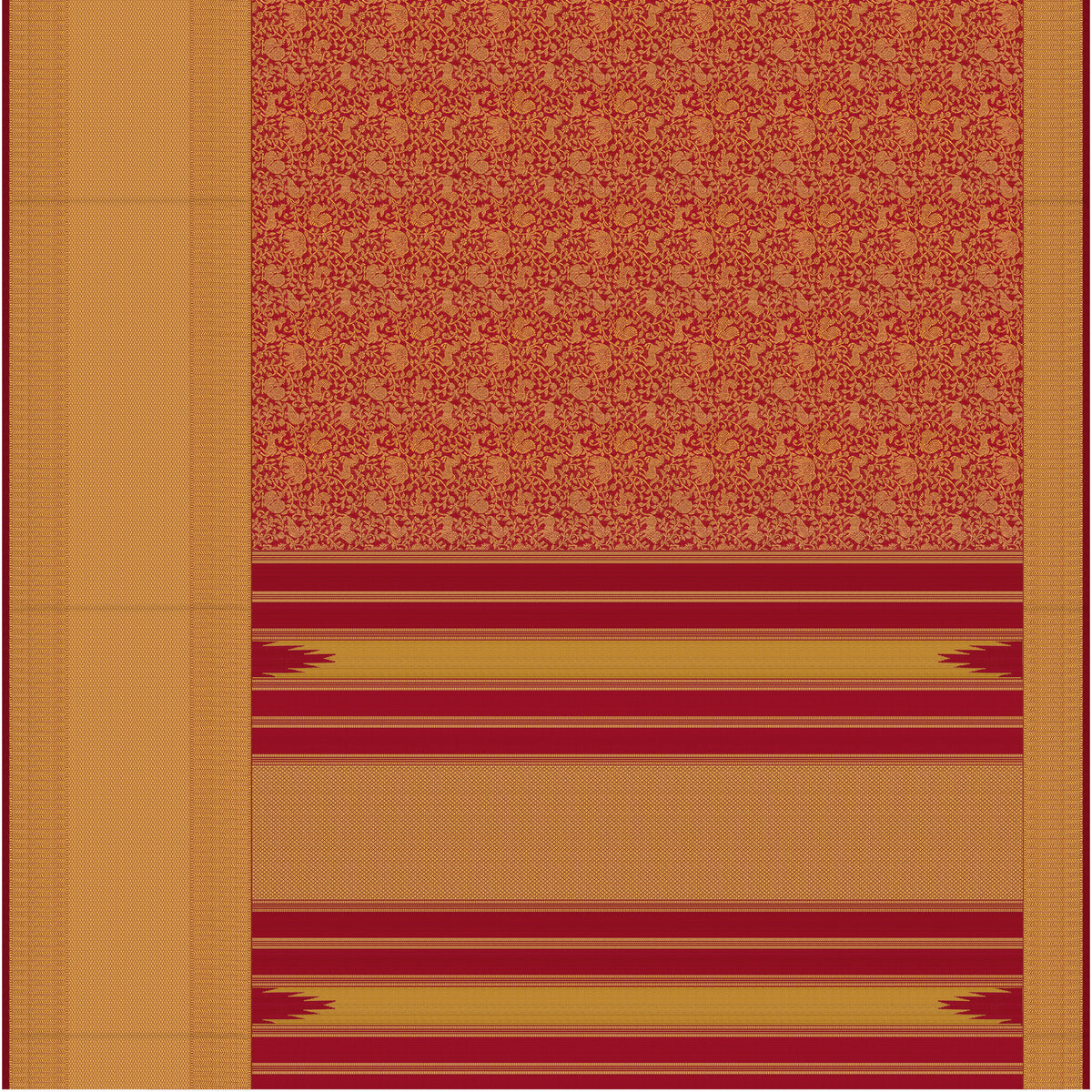 Kanakavalli Kanjivaram Silk Sari 26-110-HS001-04152 - Full View