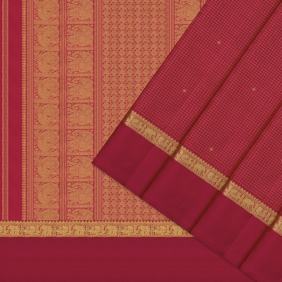 Kanakavalli Kanjivaram Silk Sari 26-110-HS001-04162 - Cover View