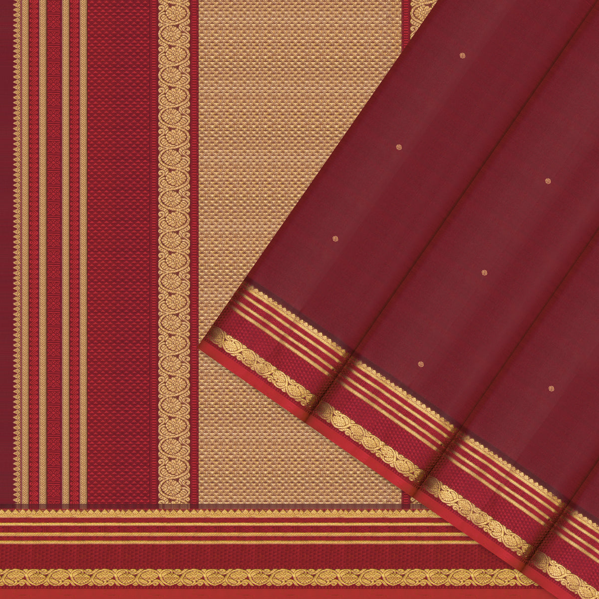Kanakavalli Kanjivaram Silk Sari 26-110-HS001-04164 - Cover View