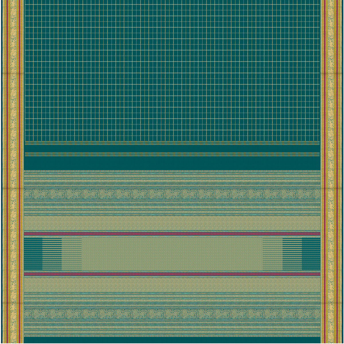 Kanakavalli Kanjivaram Silk Sari 26-110-HS001-04169 - Full View