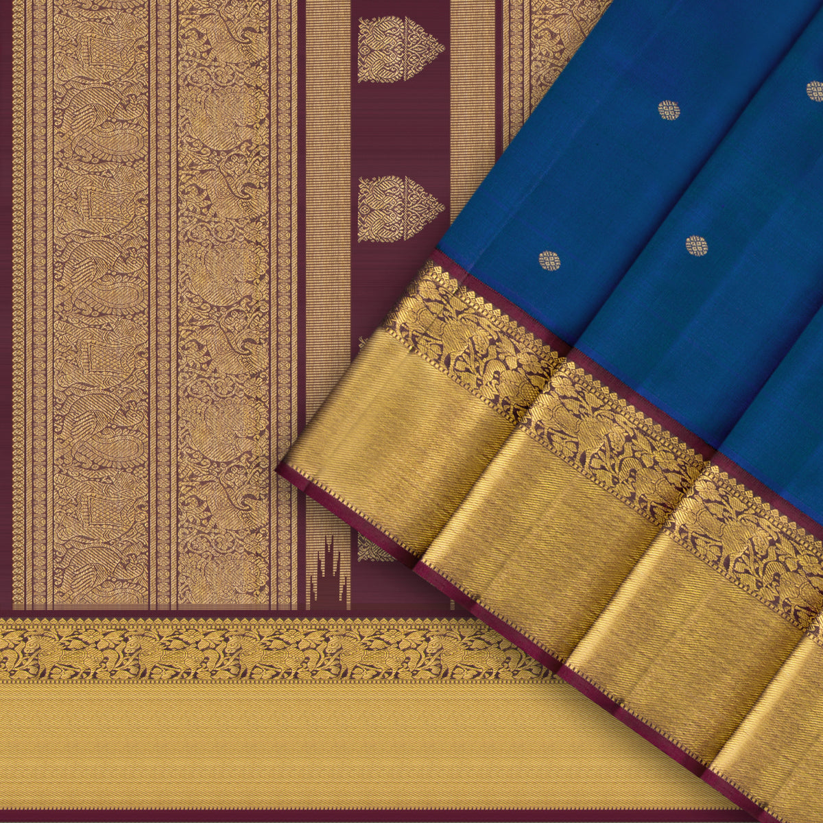 Kanakavalli Kanjivaram Silk Sari 26-110-HS001-04173 - Cover View
