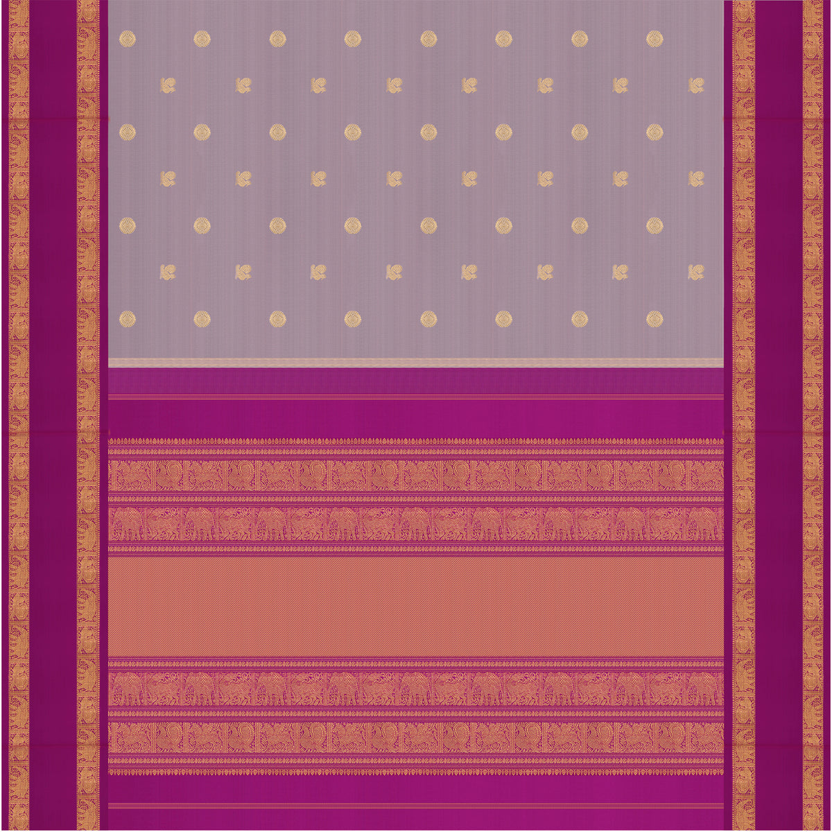 Kanakavalli Kanjivaram Silk Sari 26-110-HS001-04182 - Full View