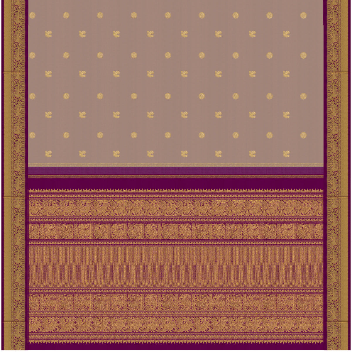 Kanakavalli Kanjivaram Silk Sari 26-110-HS001-04186 - Full View