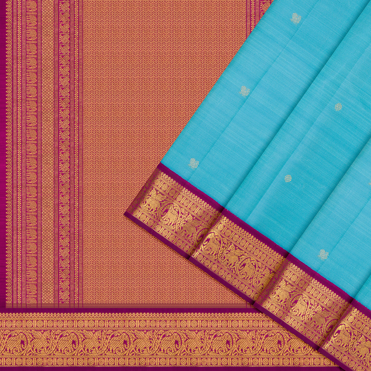 Kanakavalli Kanjivaram Silk Sari 26-110-HS001-04197 - Cover View