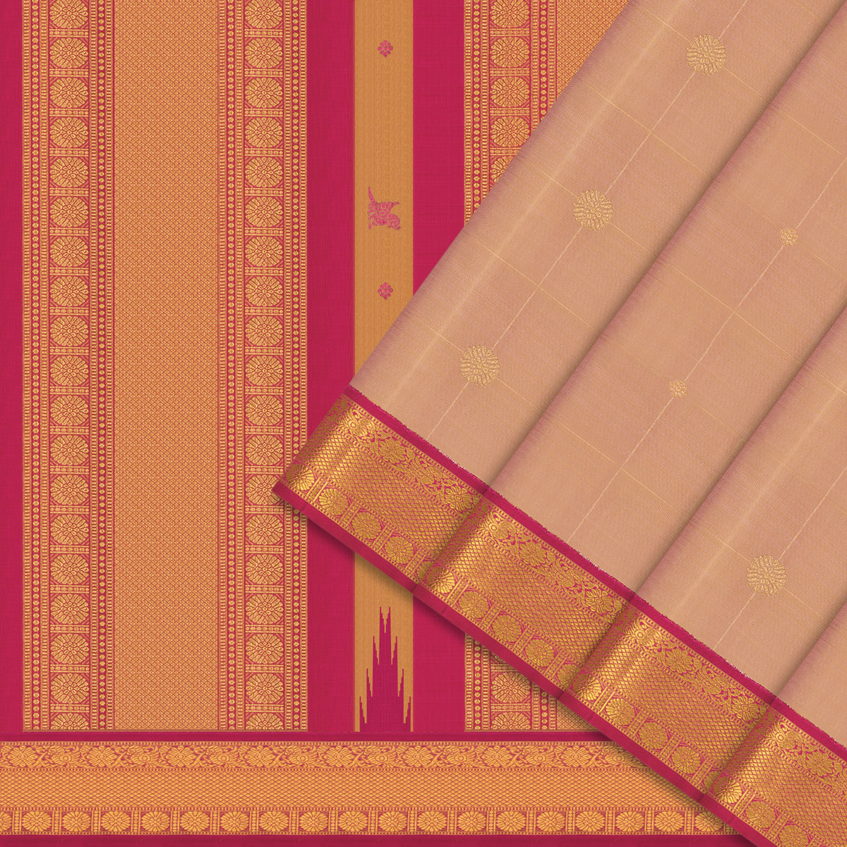 Kanakavalli Kanjivaram Silk Sari 26-110-HS001-04199 - Cover View