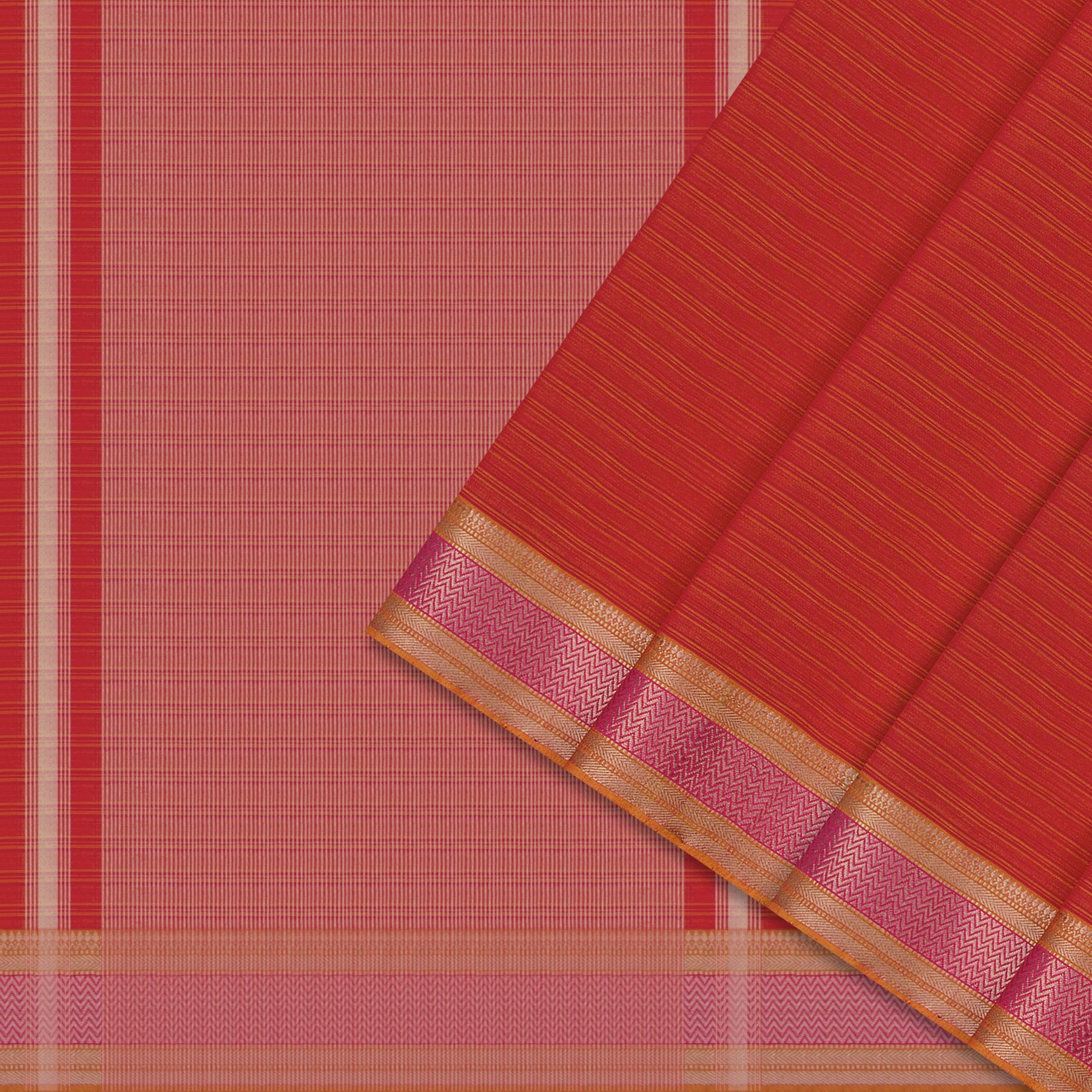 Kanakavalli Mangalgiri Cotton Sari 26-261-HS003-00732 - Cover View