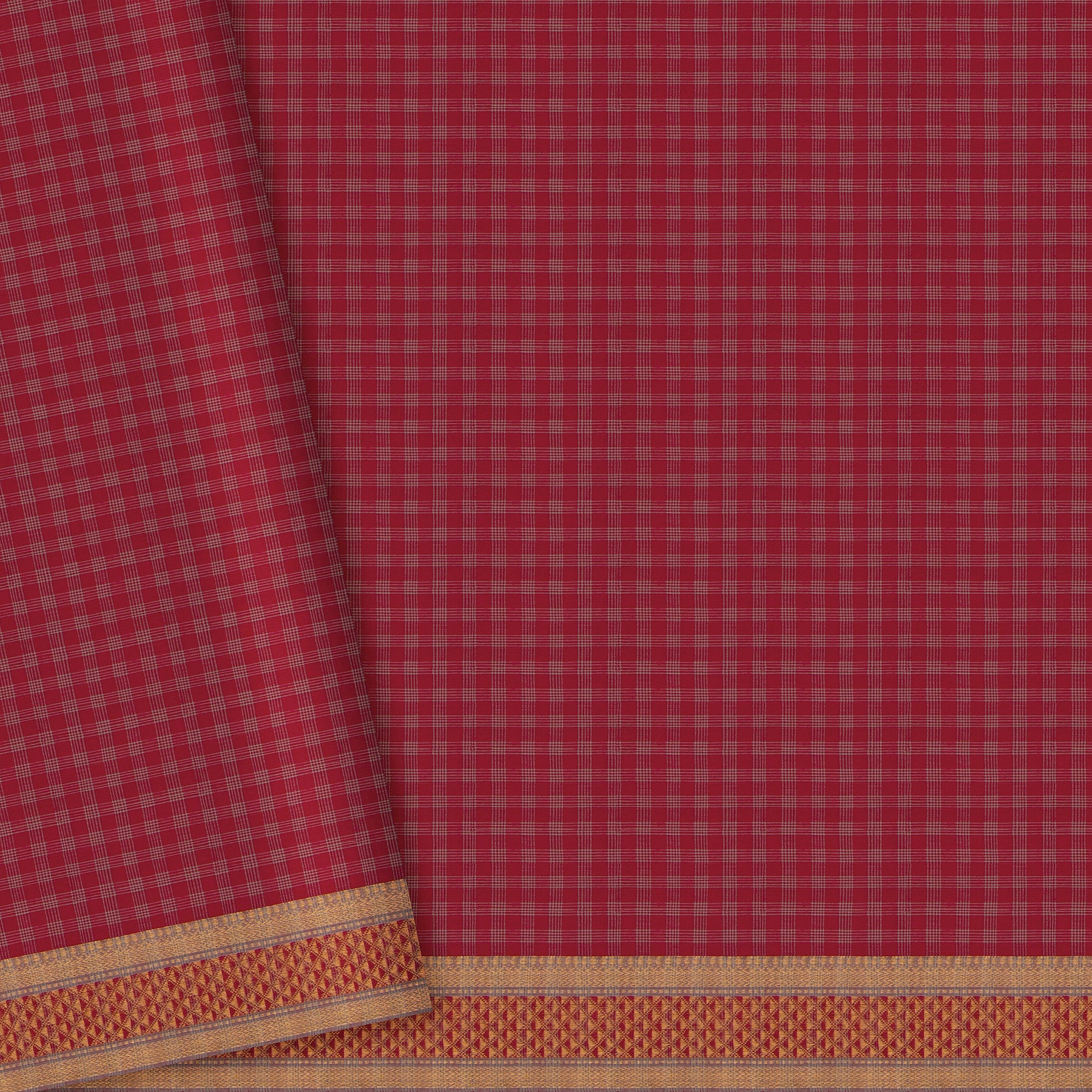 Kanakavalli Mangalgiri Cotton Sari 26-261-HS003-00737 - Blouse View