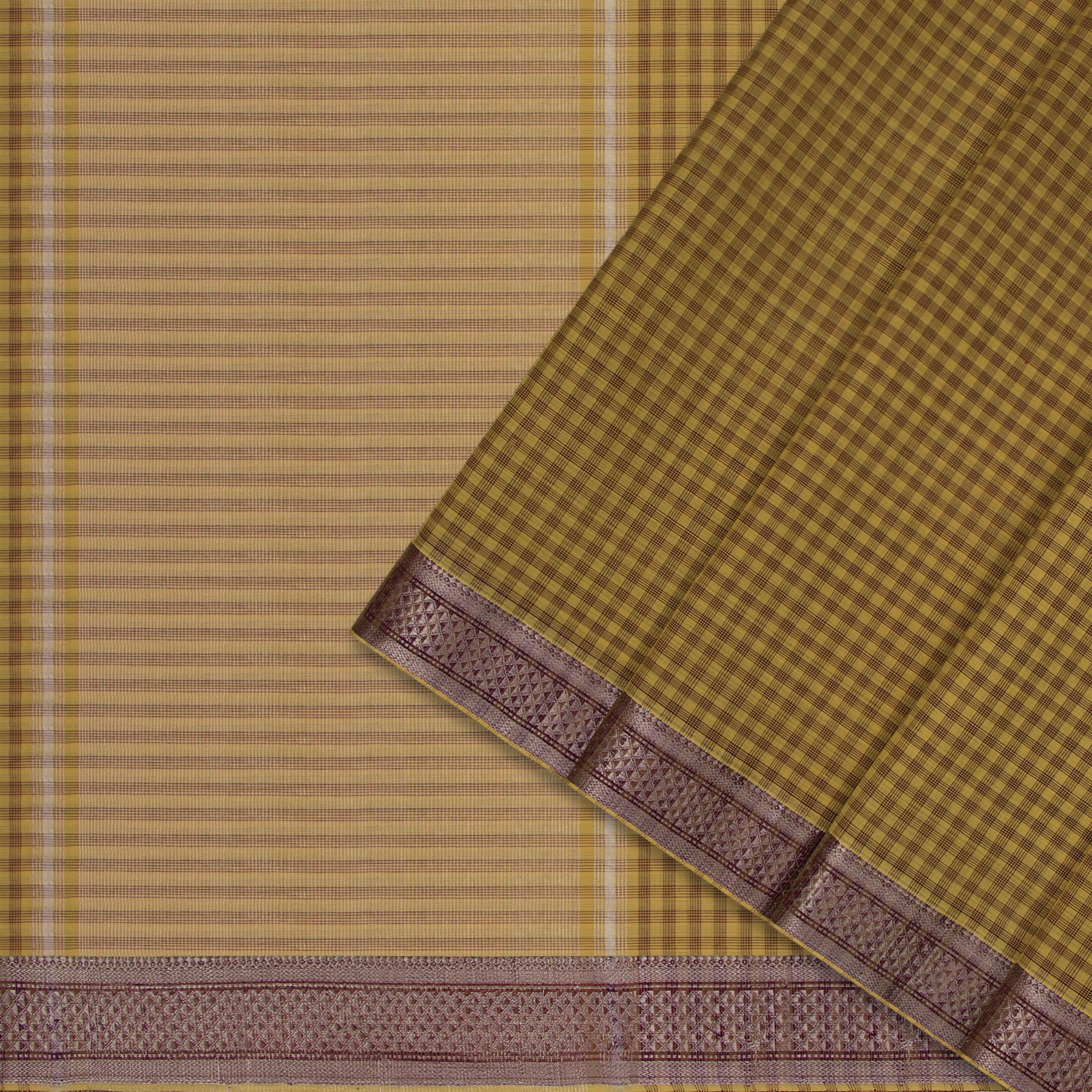 Kanakavalli Mangalgiri Cotton Sari 26-261-HS003-00745 - Cover View