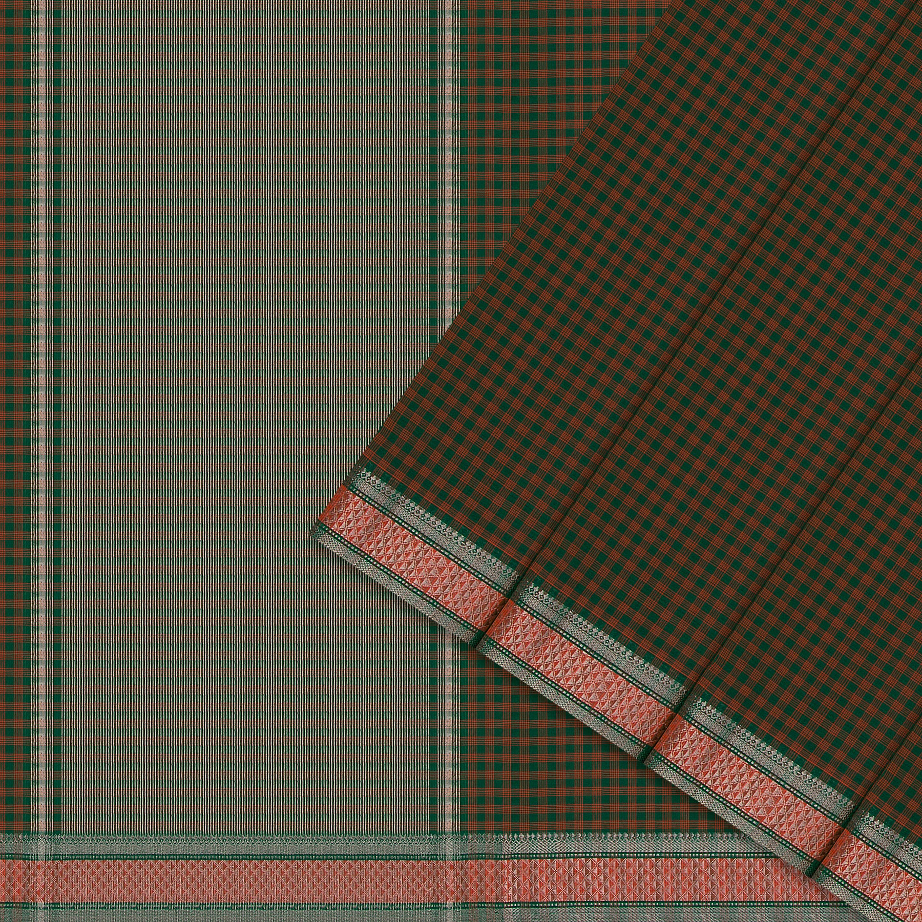 Kanakavalli Mangalgiri Cotton Sari 26-261-HS003-00752 - Cover View