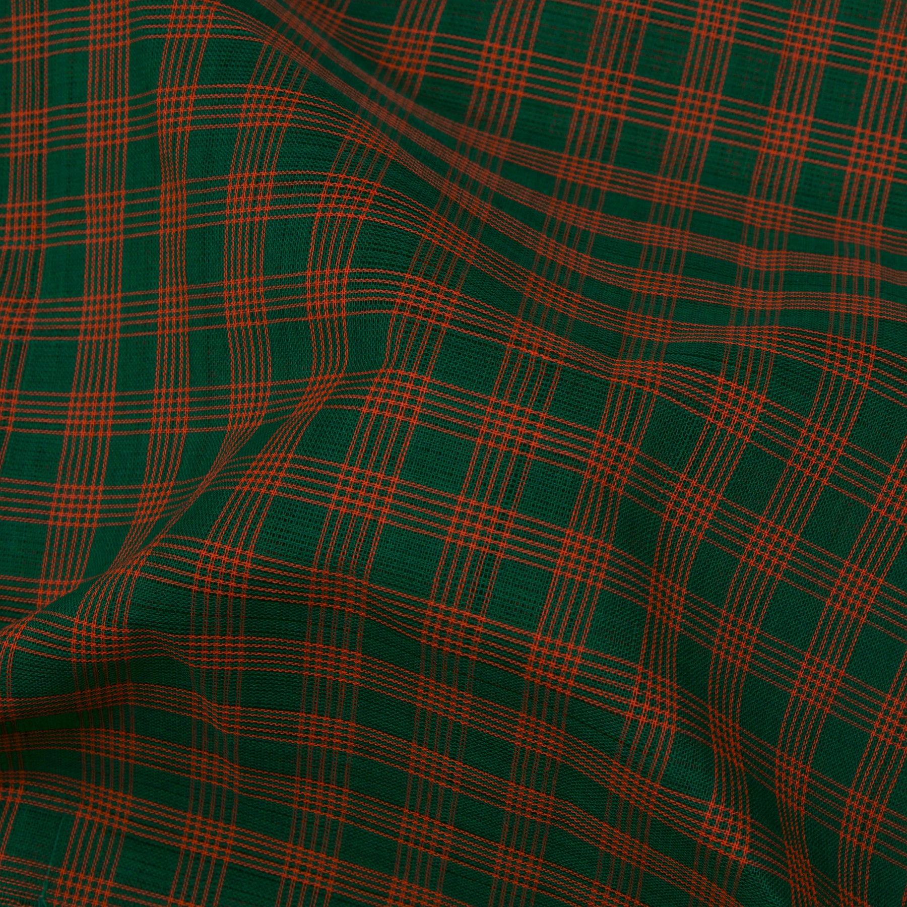 Kanakavalli Mangalgiri Cotton Sari 26-261-HS003-00752 - Fabric View