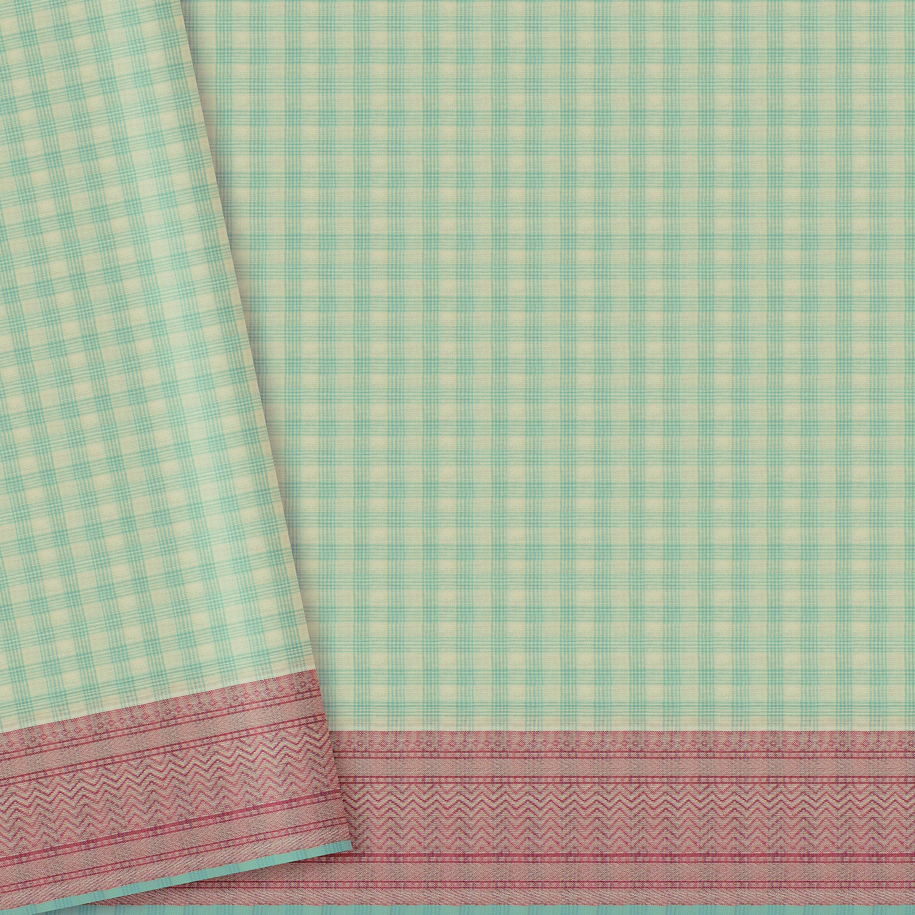 Kanakavalli Mangalgiri Cotton Sari 26-261-HS003-00755 - Blouse View