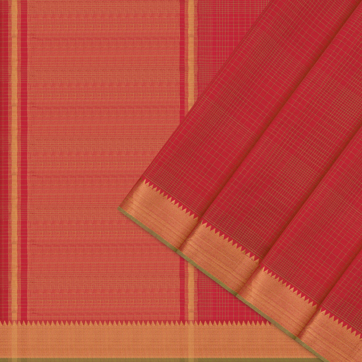 Kanakavalli Mangalgiri Cotton Sari 26-261-HS003-00777 - Cover View