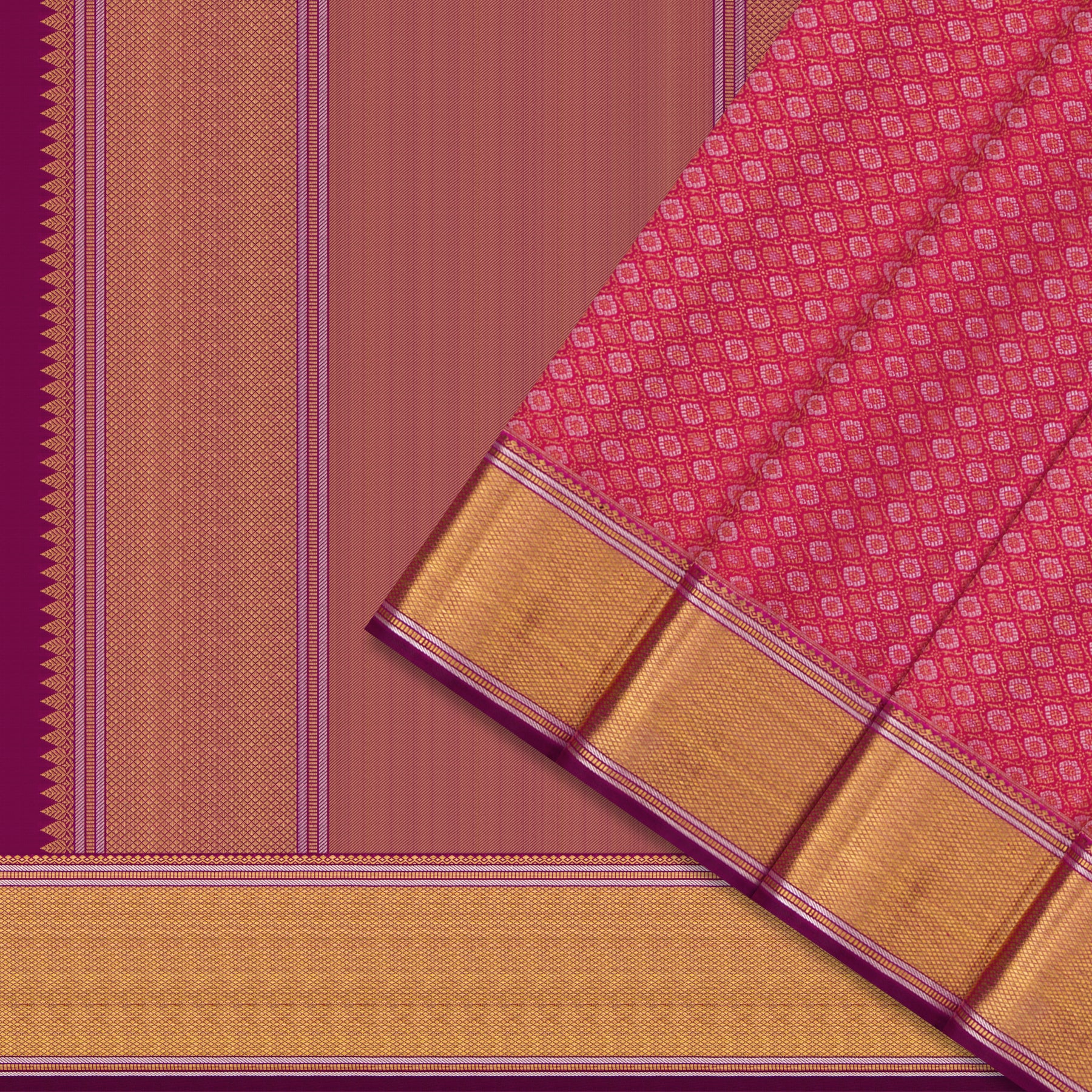 Kanakavalli Kanjivaram Silk Sari 26-595-HS001-00009 - Cover View
