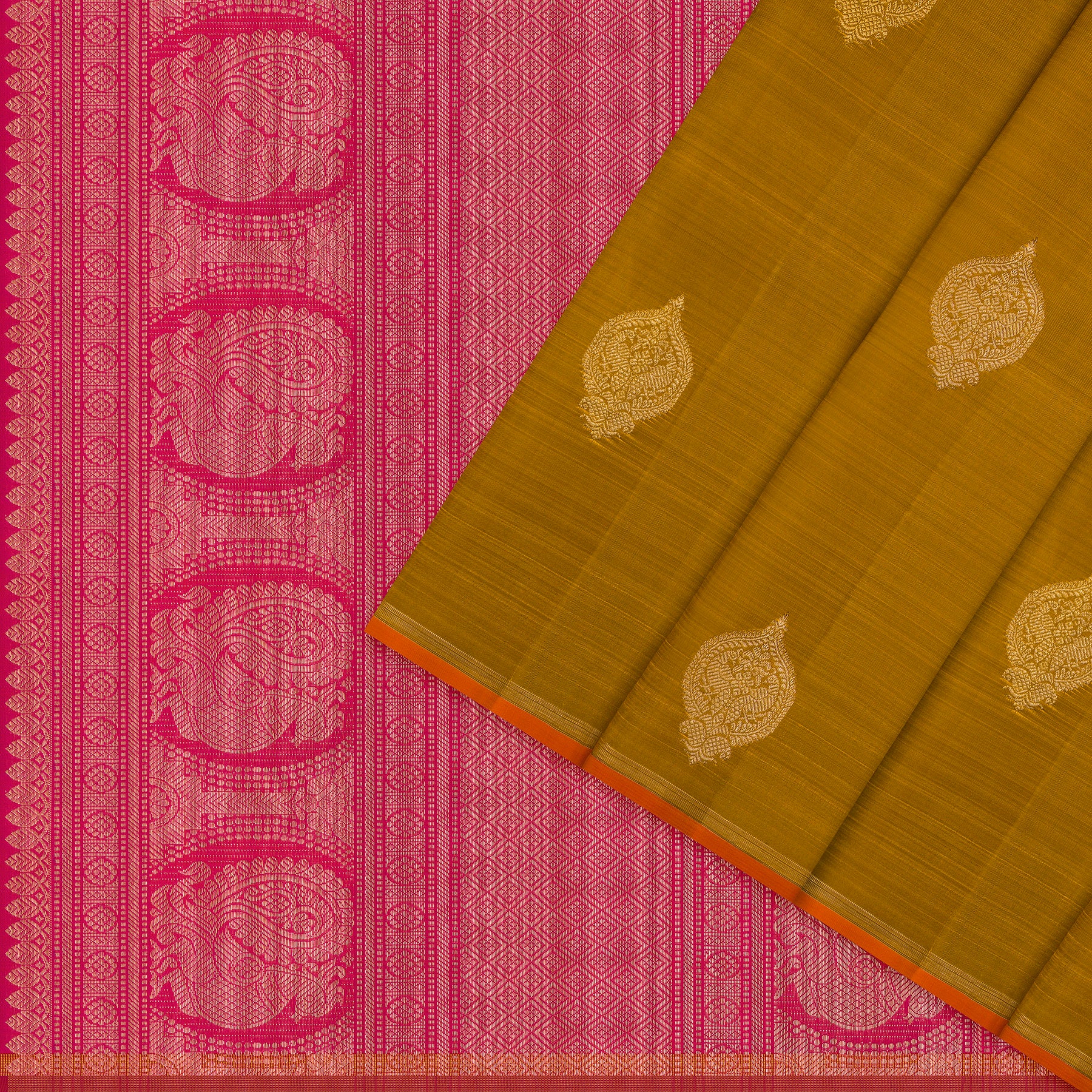 Kanakavalli Kanjivaram Silk Sari 26-595-HS001-00464 - Cover View