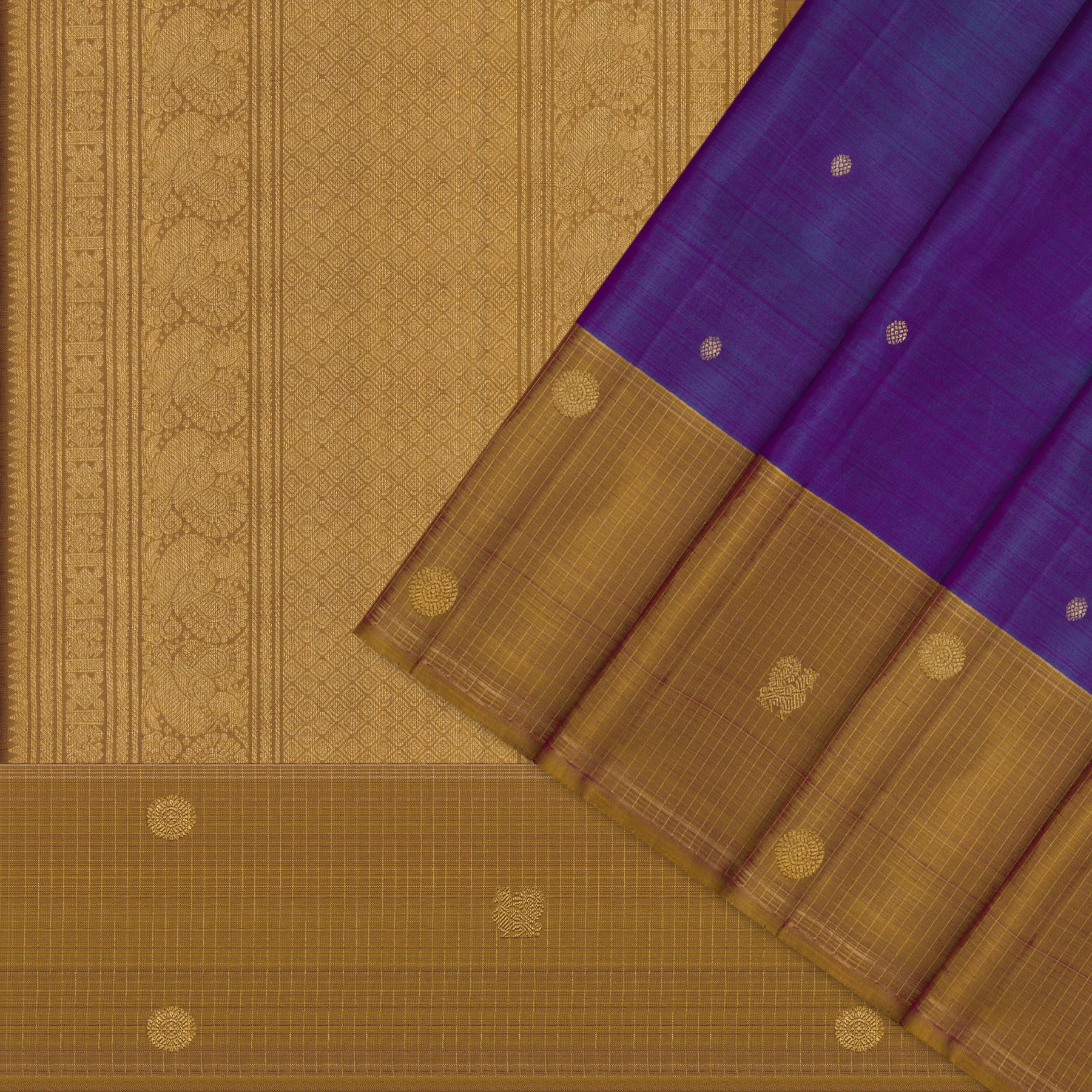 Kanakavalli Kanjivaram Silk Sari 26-595-HS001-00474 - Cover View