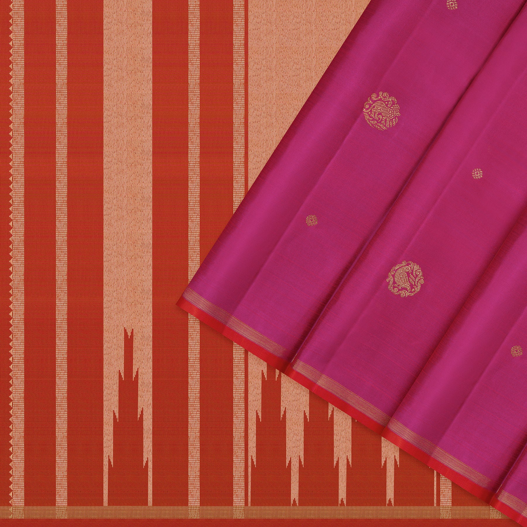 Kanakavalli Kanjivaram Silk Sari 26-595-HS001-00480 - Cover View