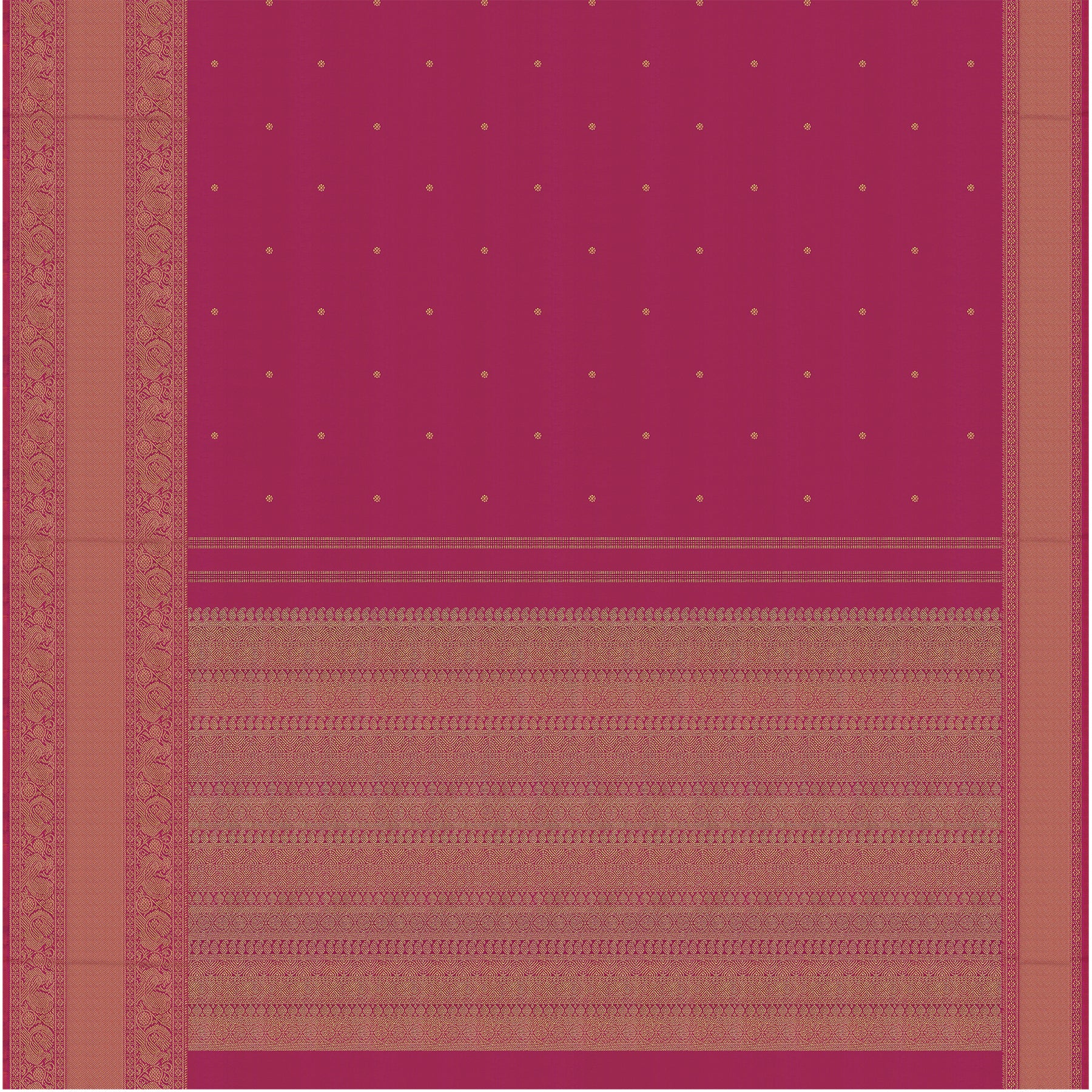 Kanakavalli Kanjivaram Silk Sari 26-595-HS001-00515 - Full View