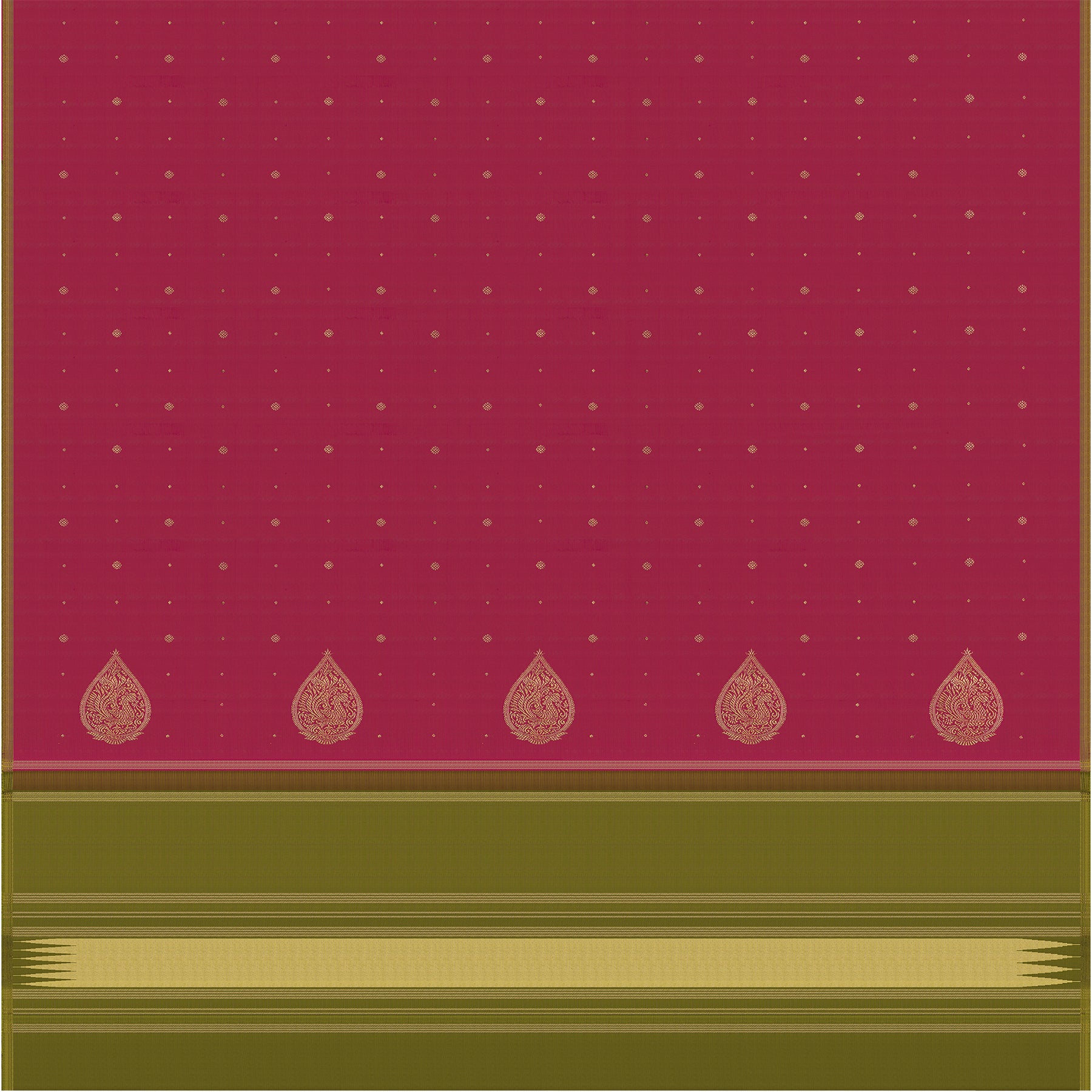 Kanakavalli Kanjivaram Silk Sari 26-595-HS001-01017 - Full View