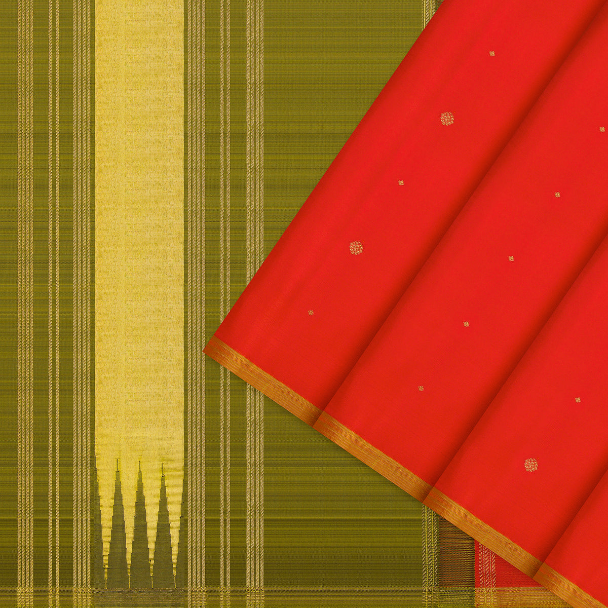 Kanakavalli Kanjivaram Silk Sari 26-595-HS001-01018 - Cover View