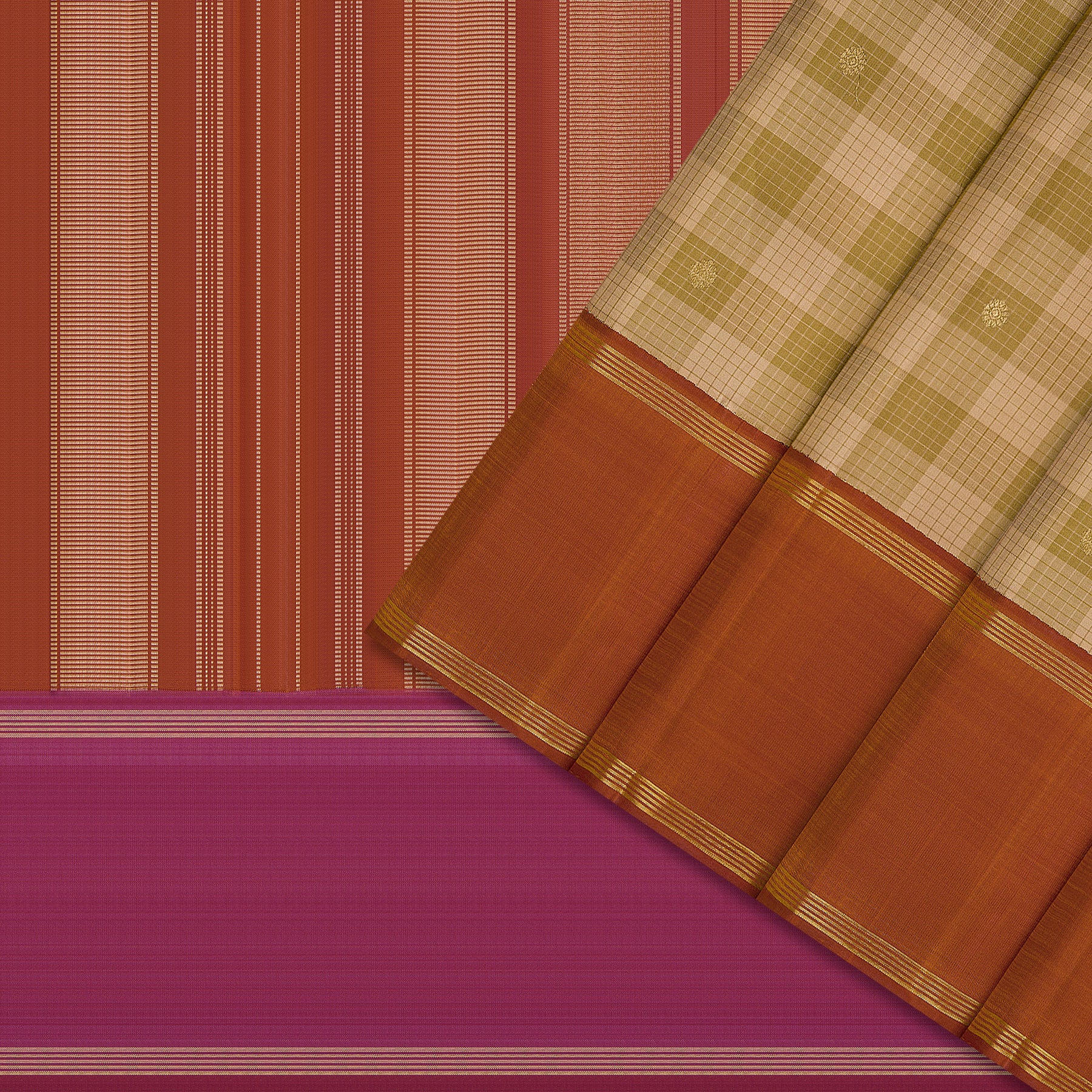 Kanakavalli Kanjivaram Silk Sari 26-595-HS001-01058 - Cover View