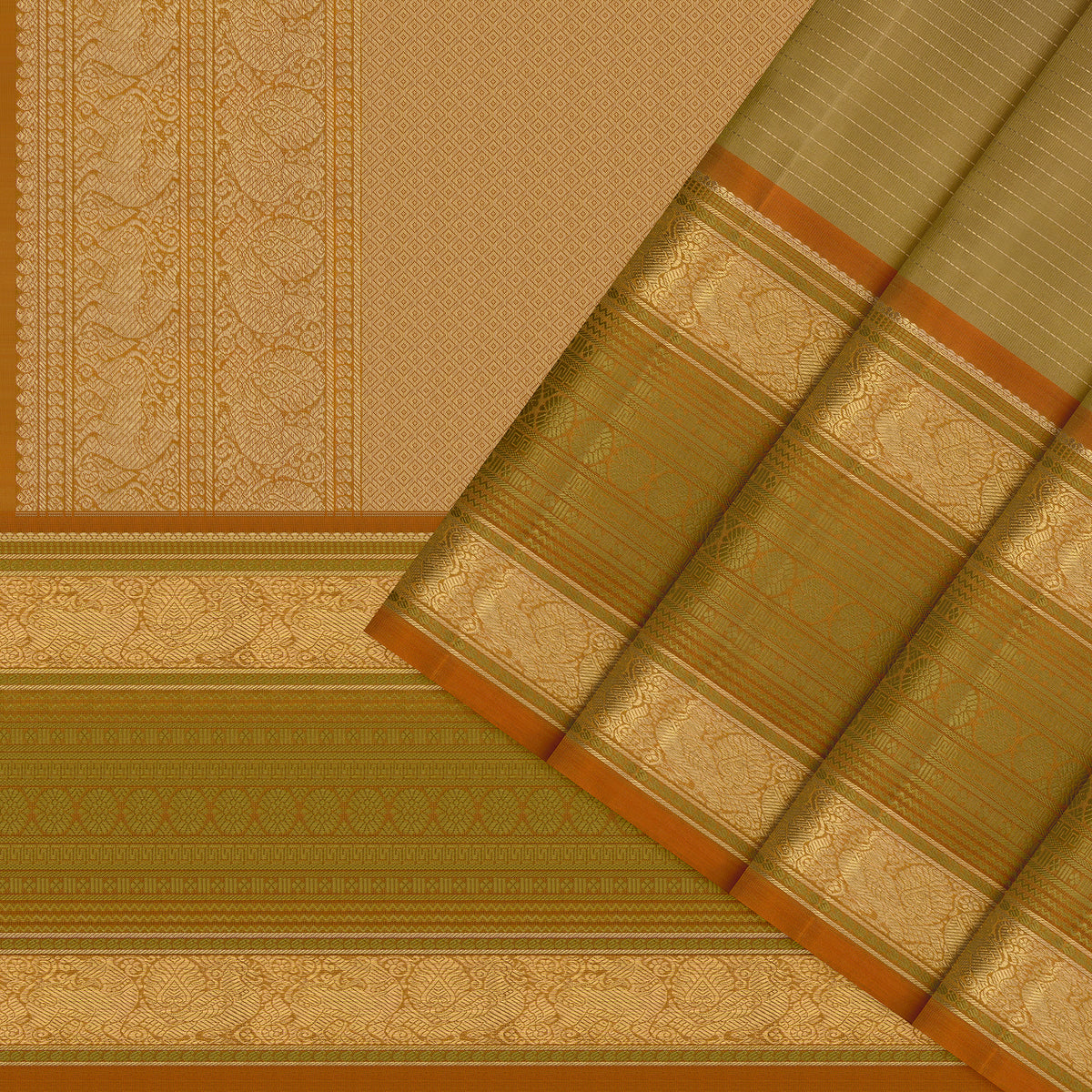Kanakavalli Kanjivaram Silk Sari 26-595-HS001-01062 - Cover View