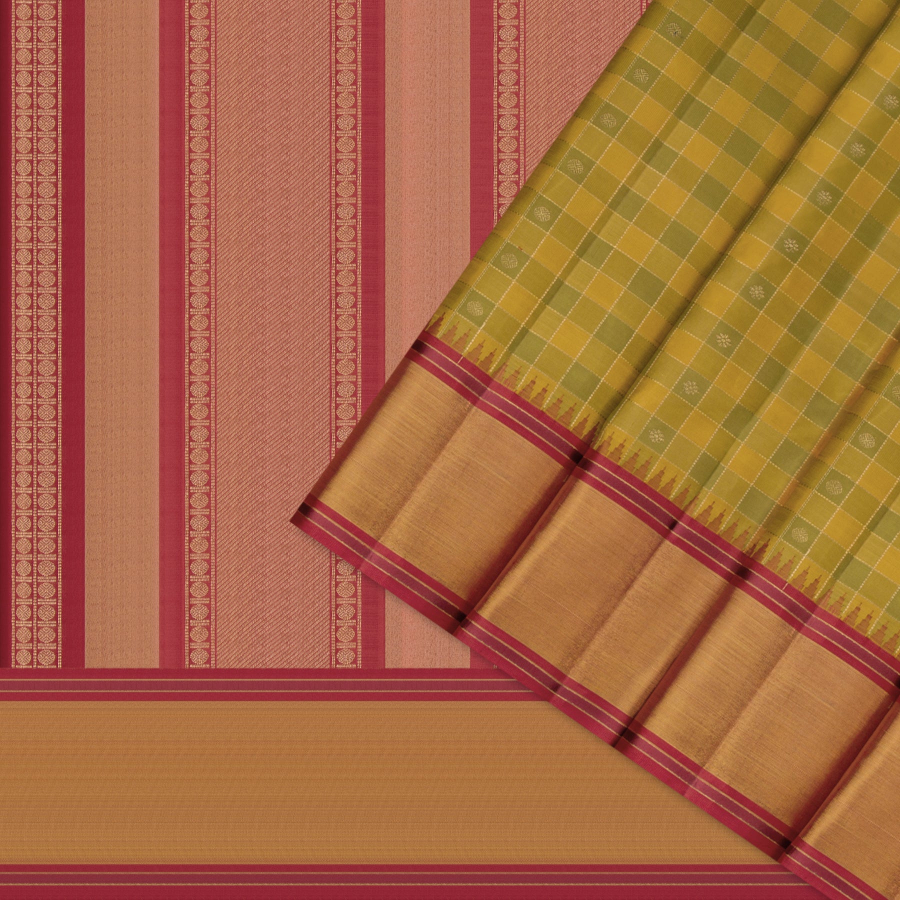 Kanakavalli Kanjivaram Silk Sari 26-595-HS001-01071 - Cover View