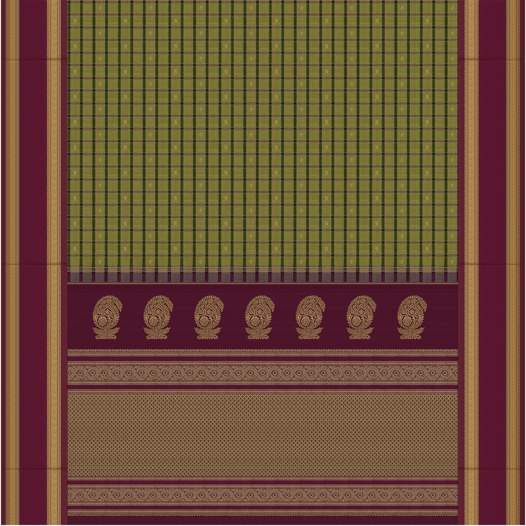 Kanakavalli Kanjivaram Silk Sari 26-595-HS001-01073 - Full View