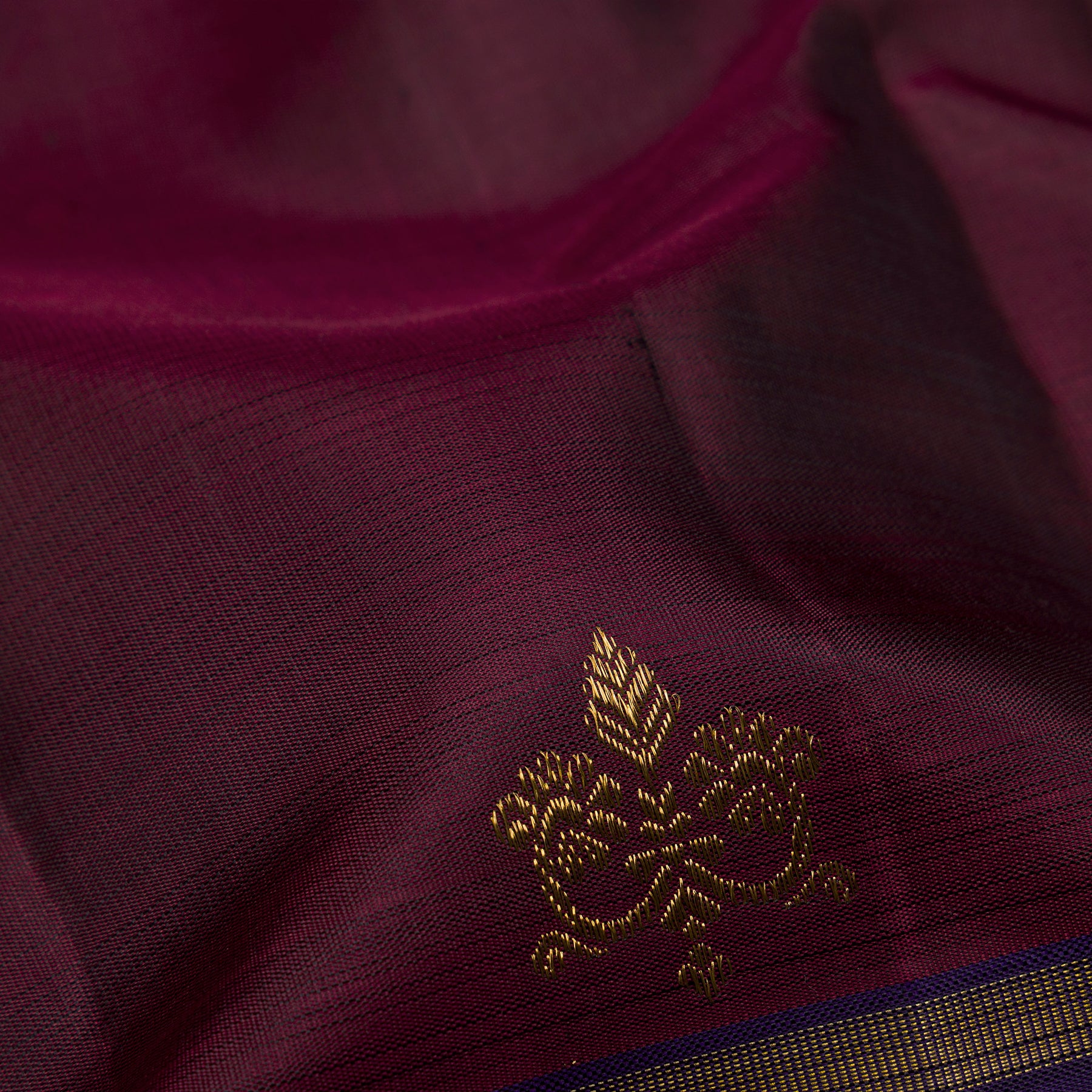 Kanakavalli Kanjivaram Silk Sari 26-595-HS001-02056 - Fabric View