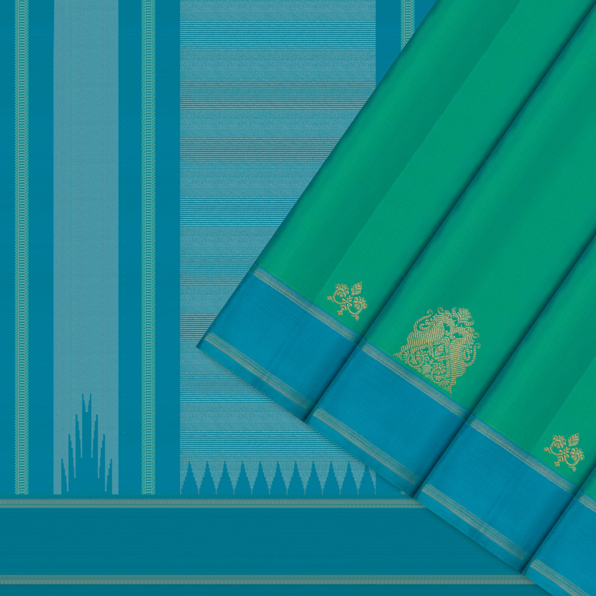 Kanakavalli Kanjivaram Silk Sari 26-595-HS001-02060 - Cover View