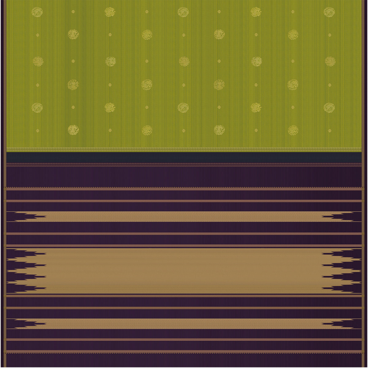 Kanakavalli Kanjivaram Silk Sari 26-595-HS001-02078 - Full View