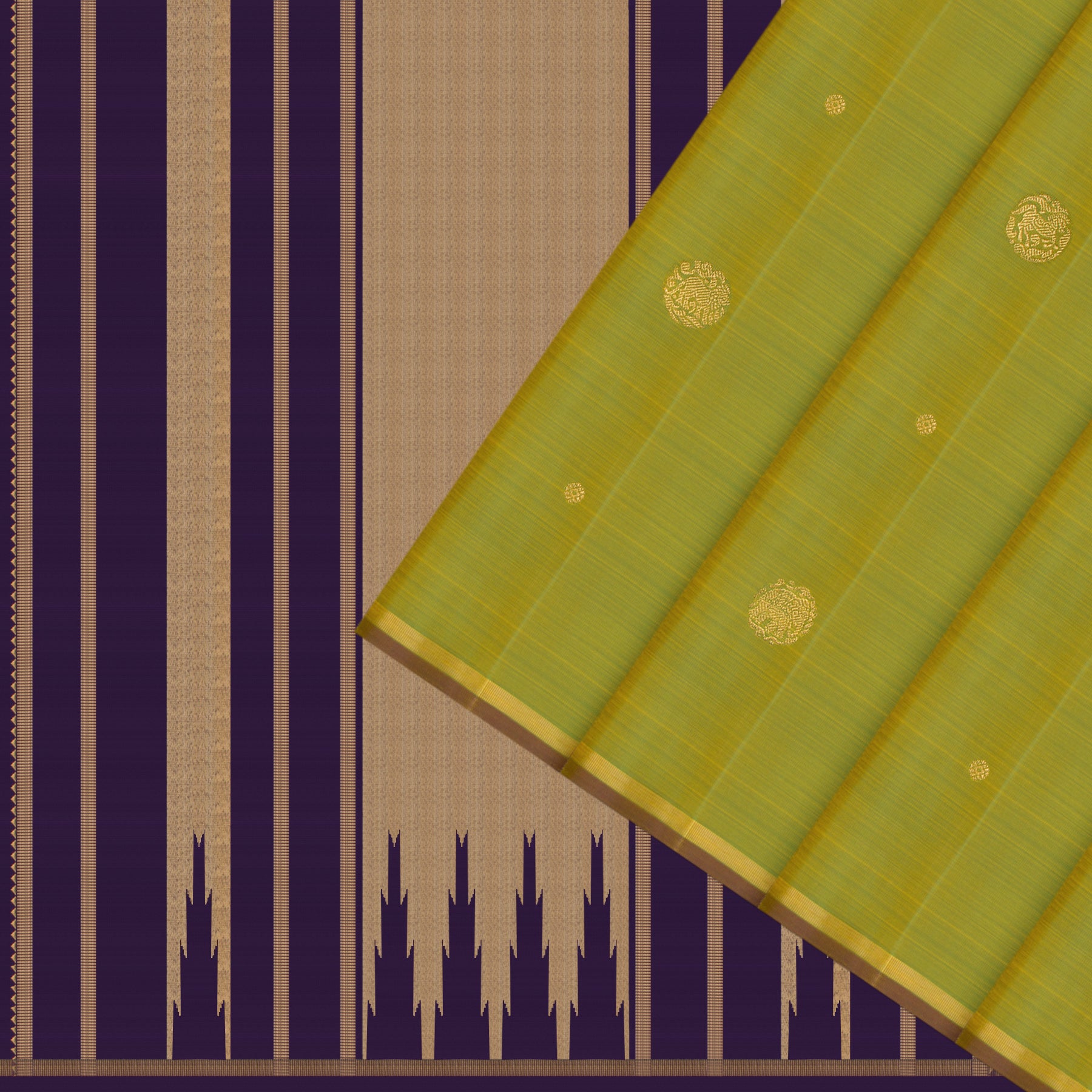 Kanakavalli Kanjivaram Silk Sari 26-595-HS001-02079 - Cover View