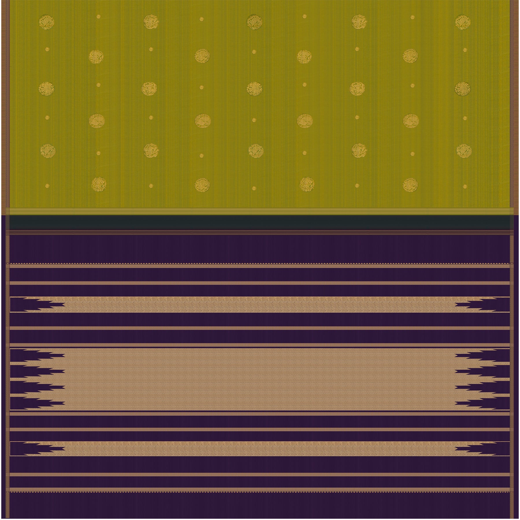 Kanakavalli Kanjivaram Silk Sari 26-595-HS001-02079 - Full View