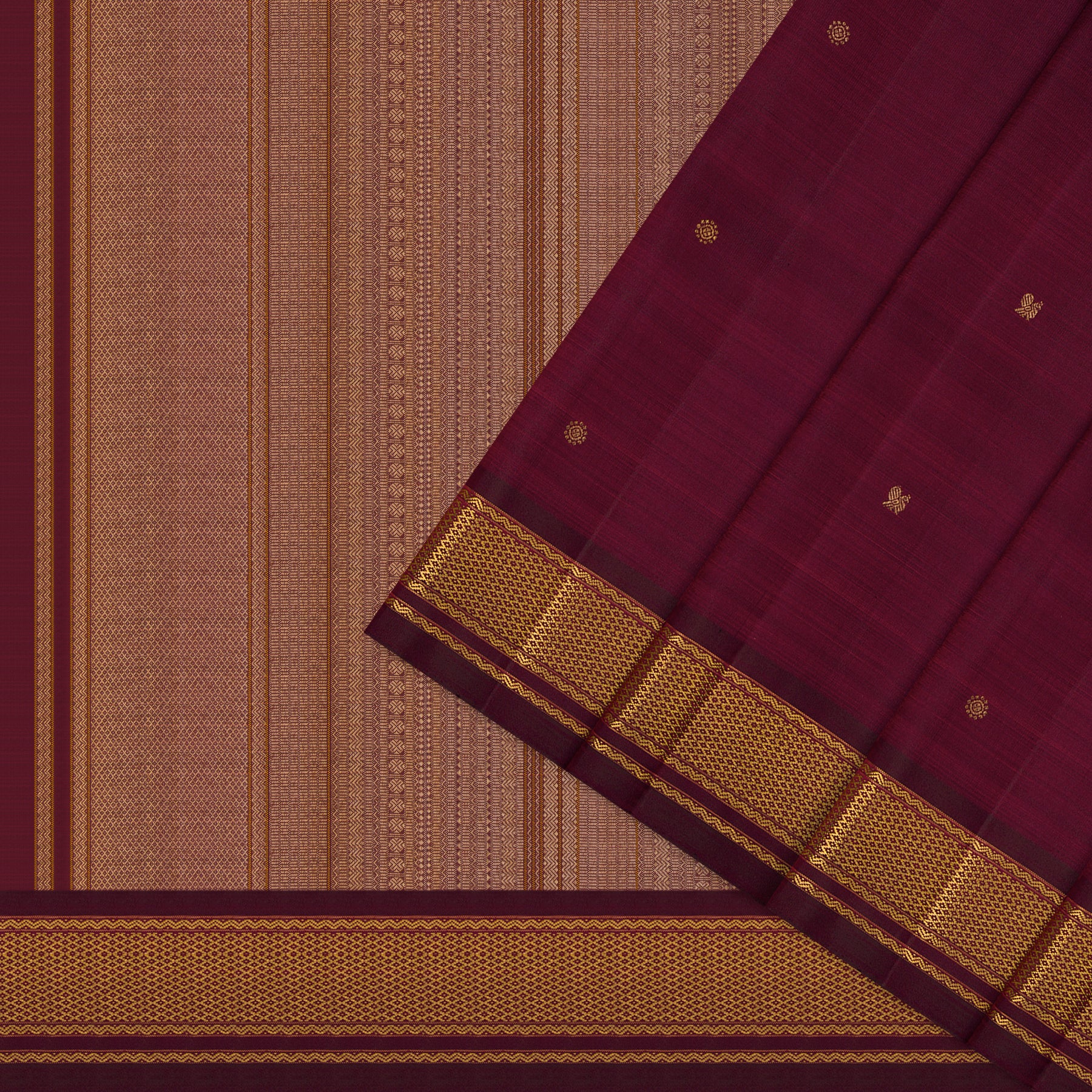 Kanakavalli Kanjivaram Silk Sari 26-595-HS001-02118 - Cover View