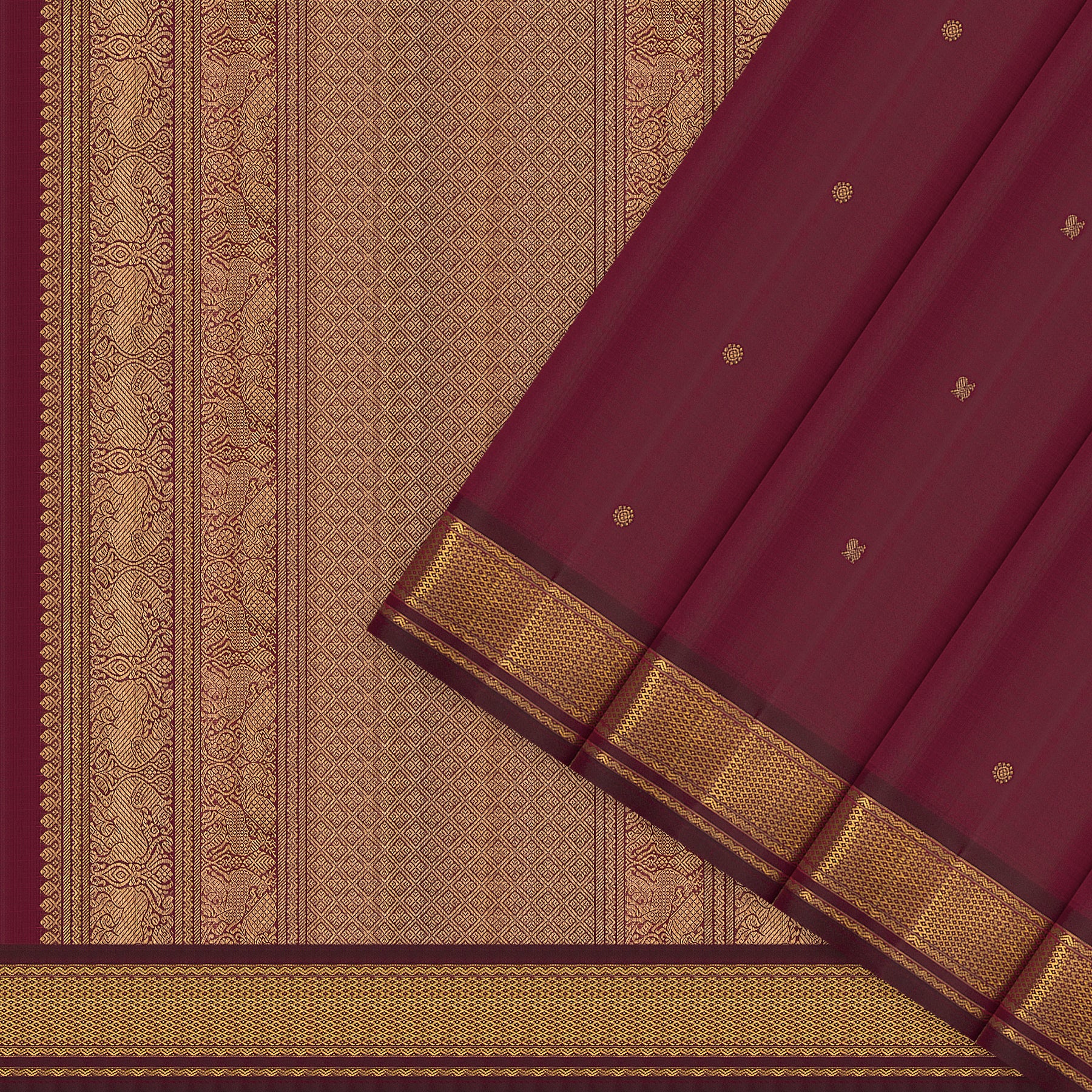 Kanakavalli Kanjivaram Silk Sari 26-595-HS001-02119 - Cover View